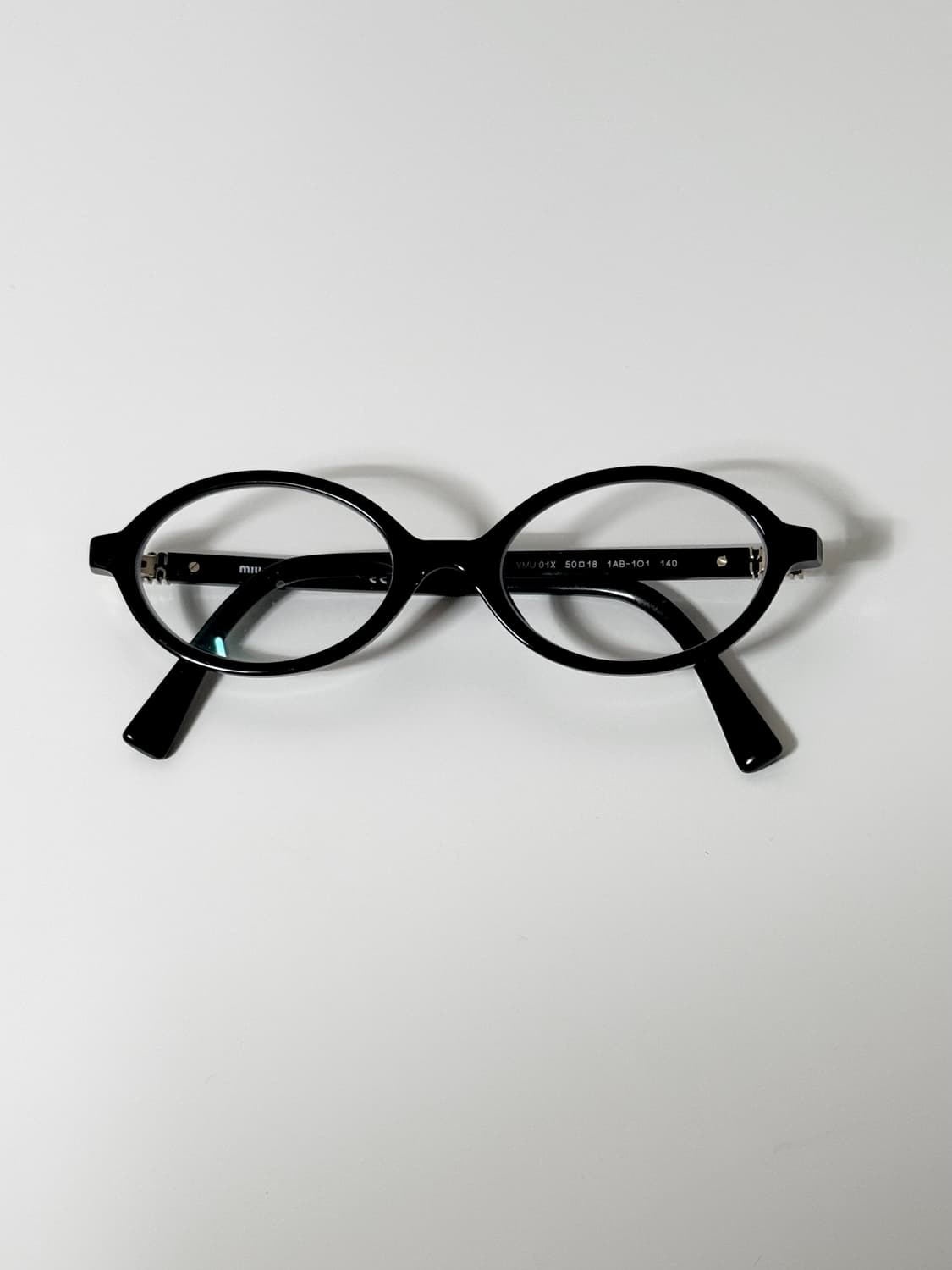 미우미우 리가드 안경 블랙 상품이미지1