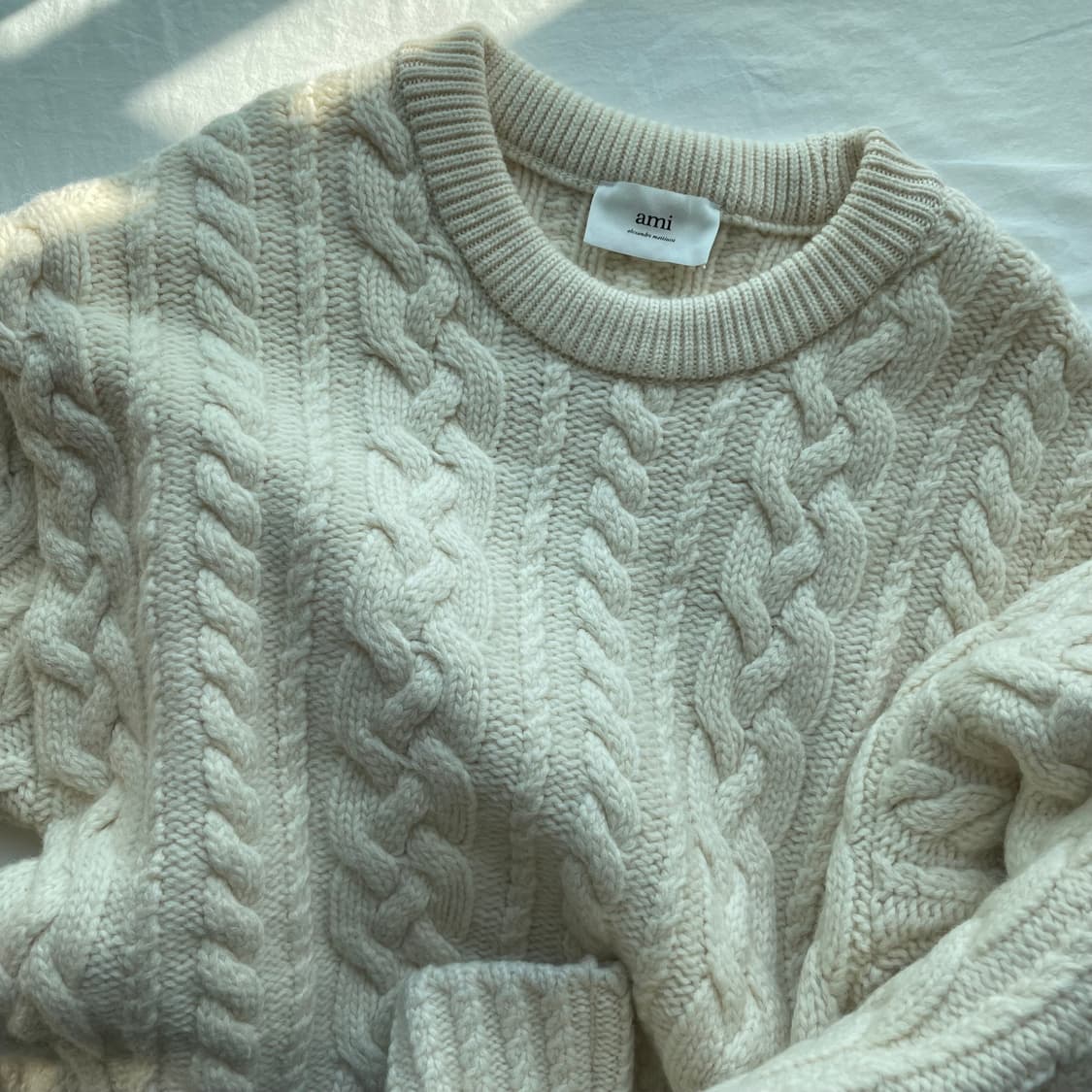 [L] Ami 아미 케이블 니트 상품이미지2