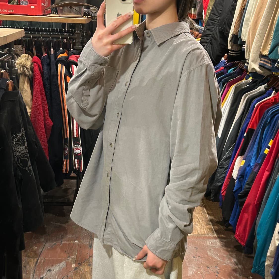 [HI] 칼하트 코듀로이 긴팔셔츠 그레이 상품이미지4