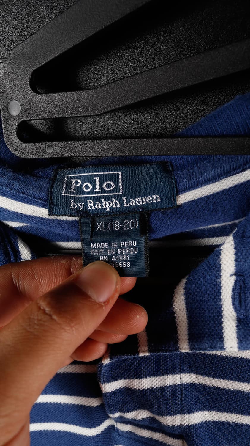 폴로 파랑 스트라이프 카라티 상품이미지3