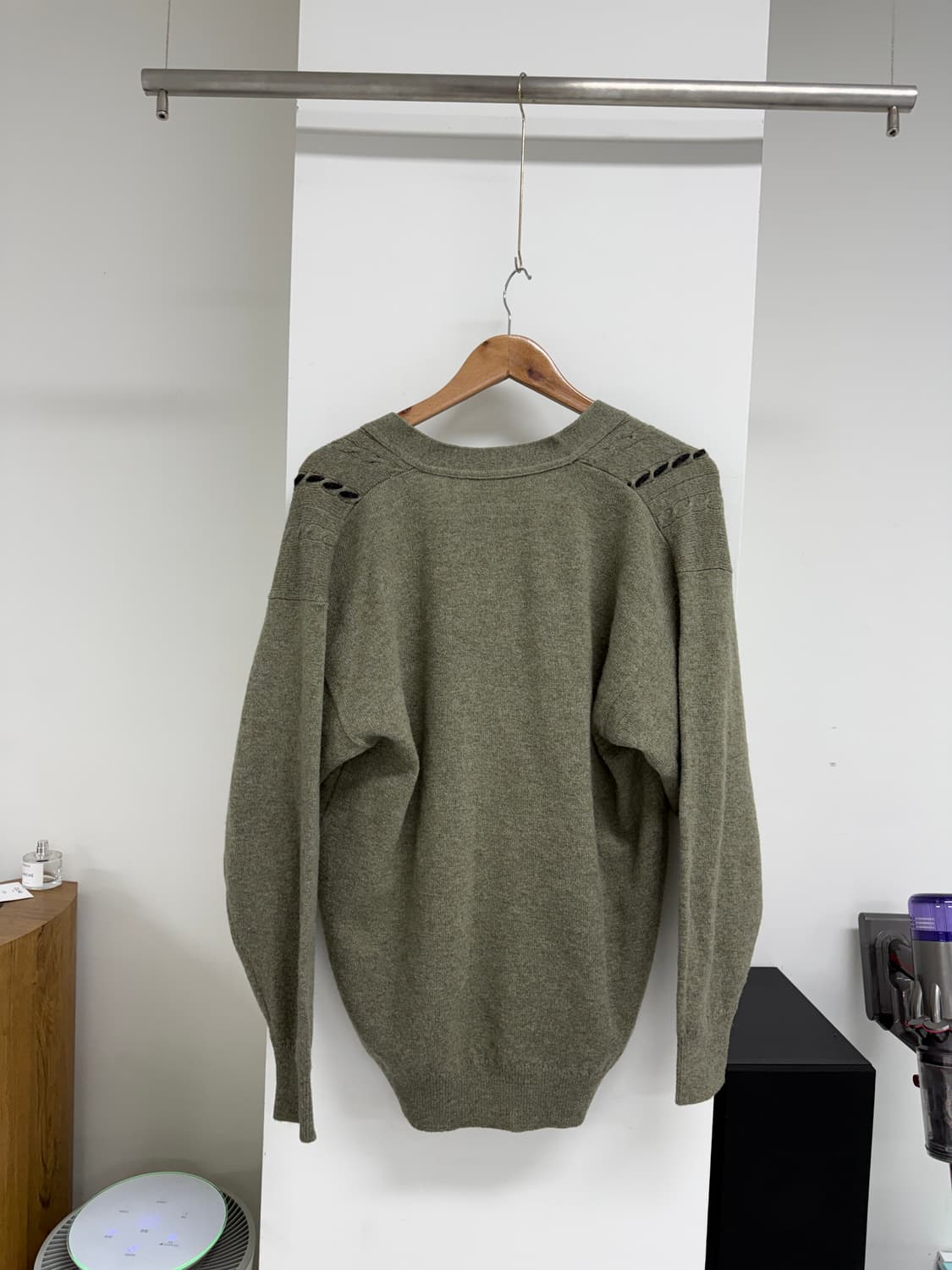 Jaeger 램스울 케이블 가디건 상품이미지2