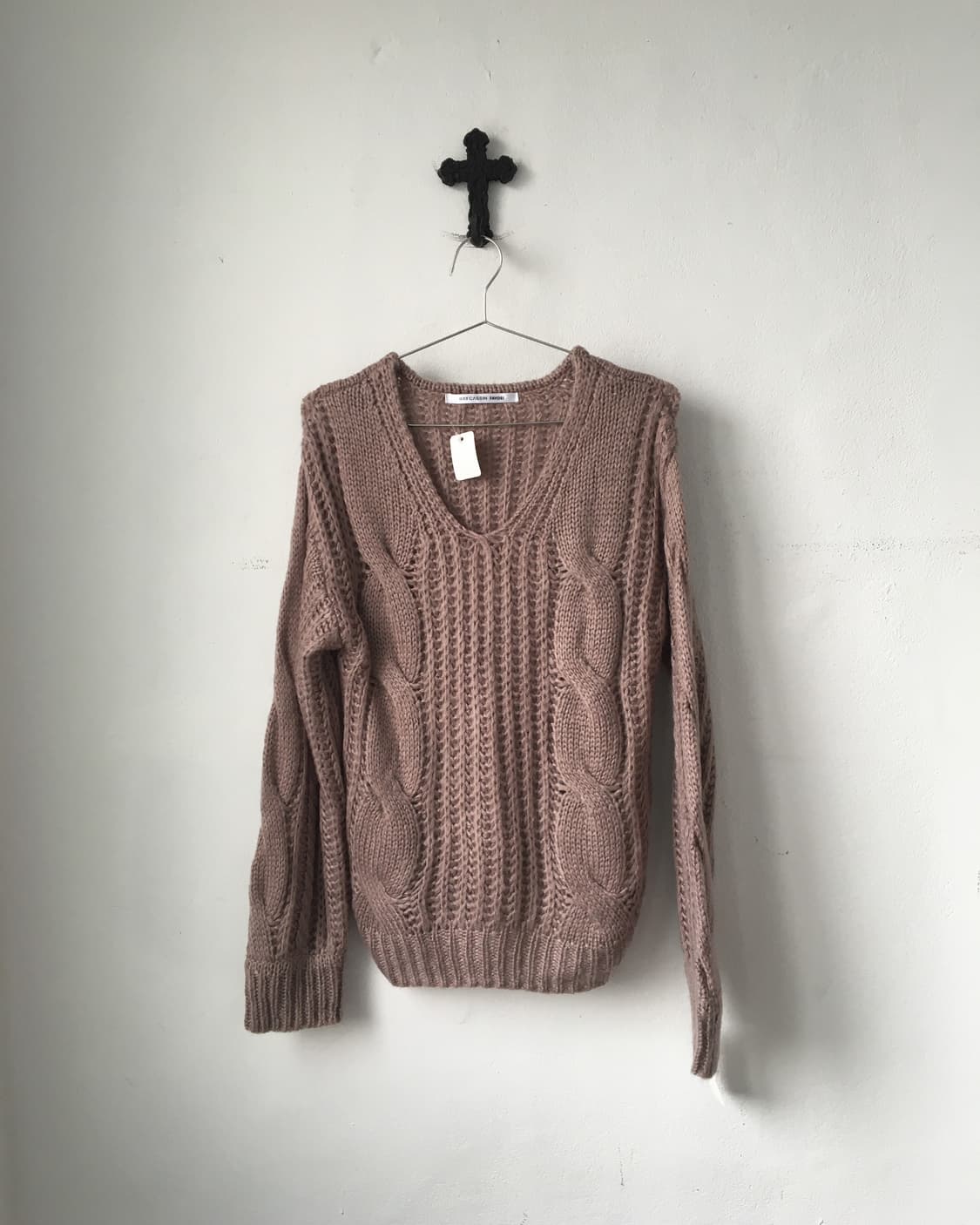 cable pattern knit 상품이미지2