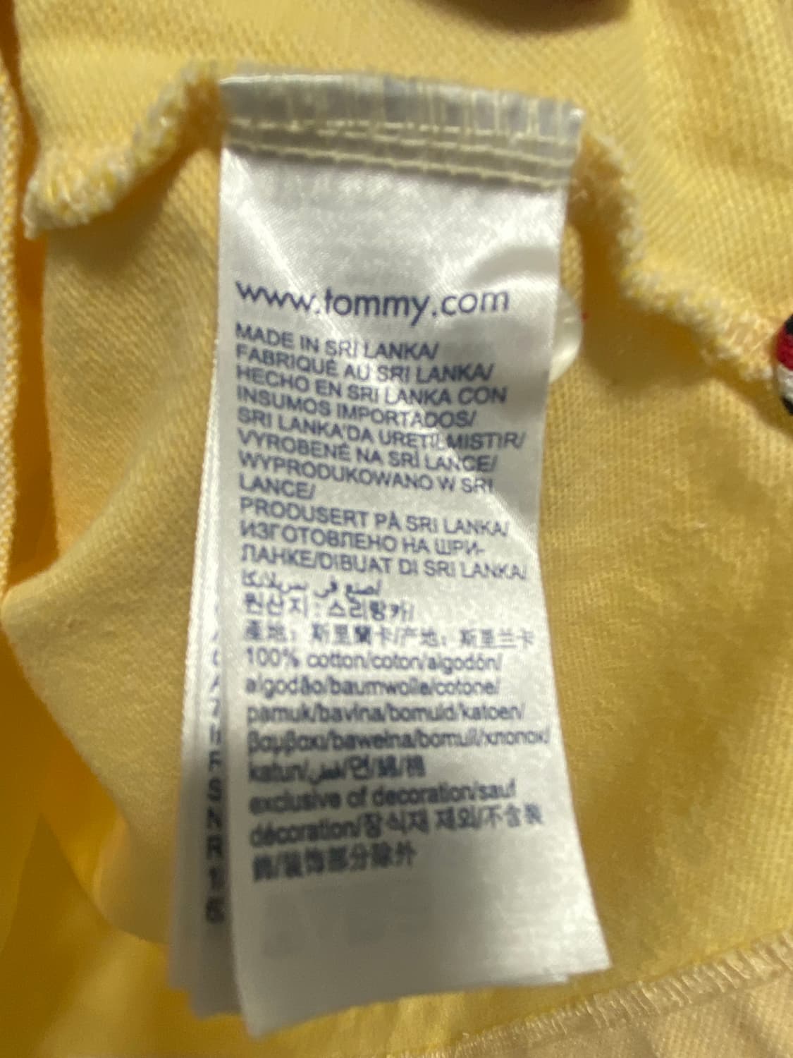 타미힐피거 레몬색상 pk티  상품이미지4