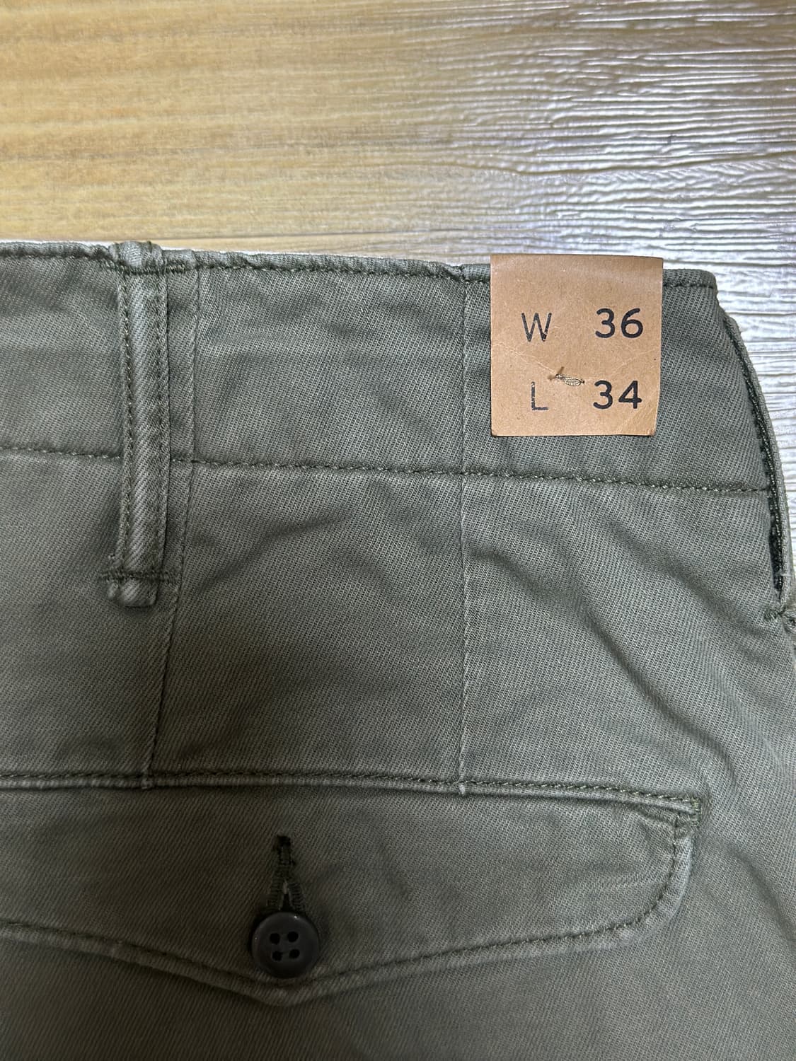RRL 오피서 치노팬츠 판매합니다. 상품이미지4