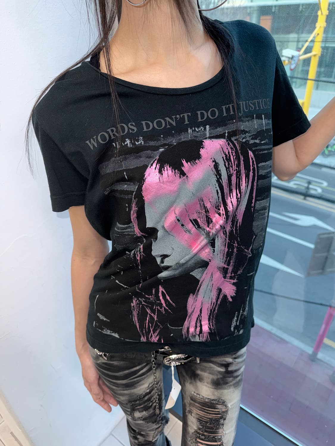 sexy girl pink hair 상품이미지2