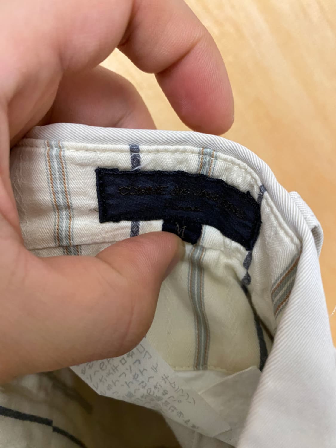 90’s COMME DES GARCONS homme two tuck ch 상품이미지7