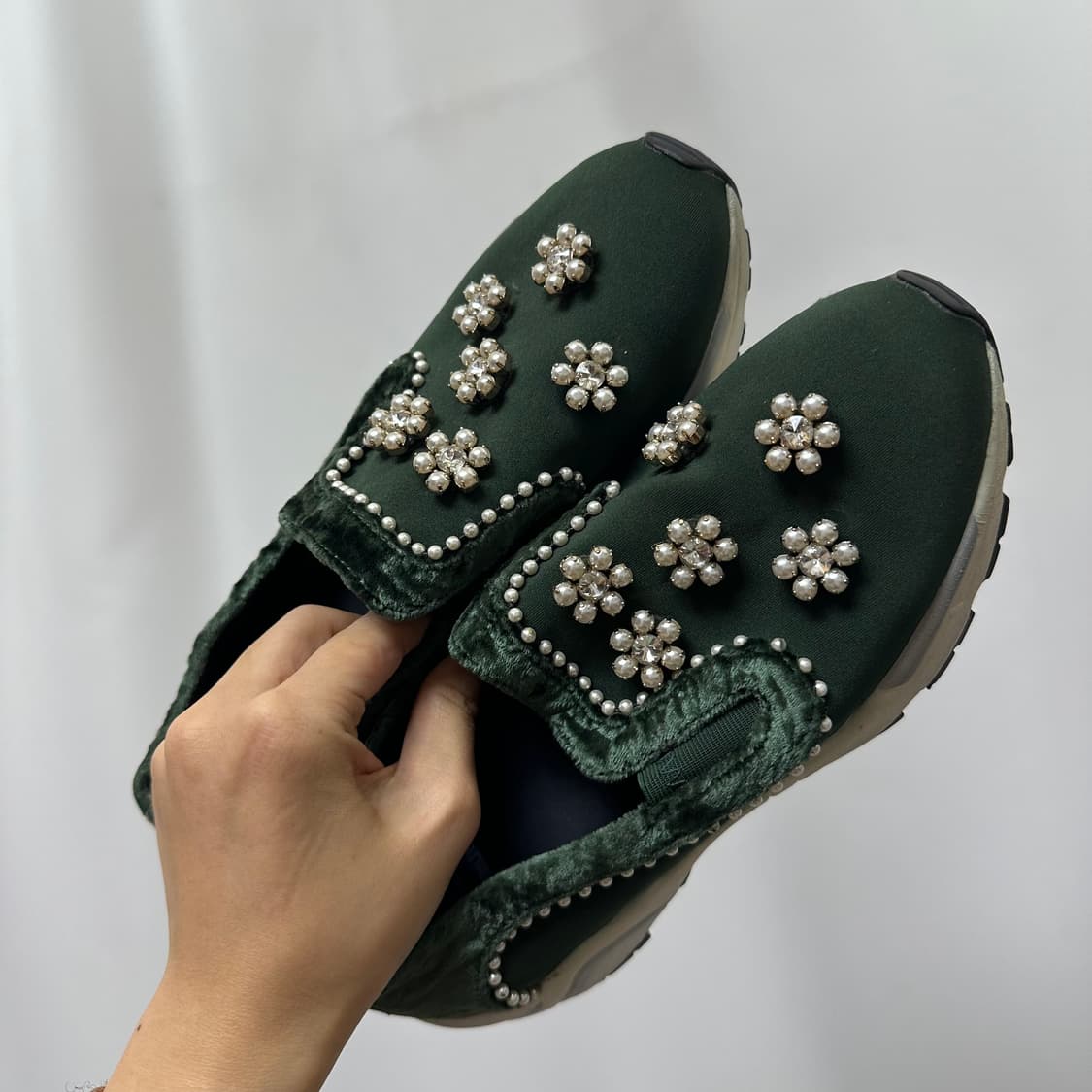 슈콤마보니 여자 슬립온 운동화 신발 245 상품이미지9