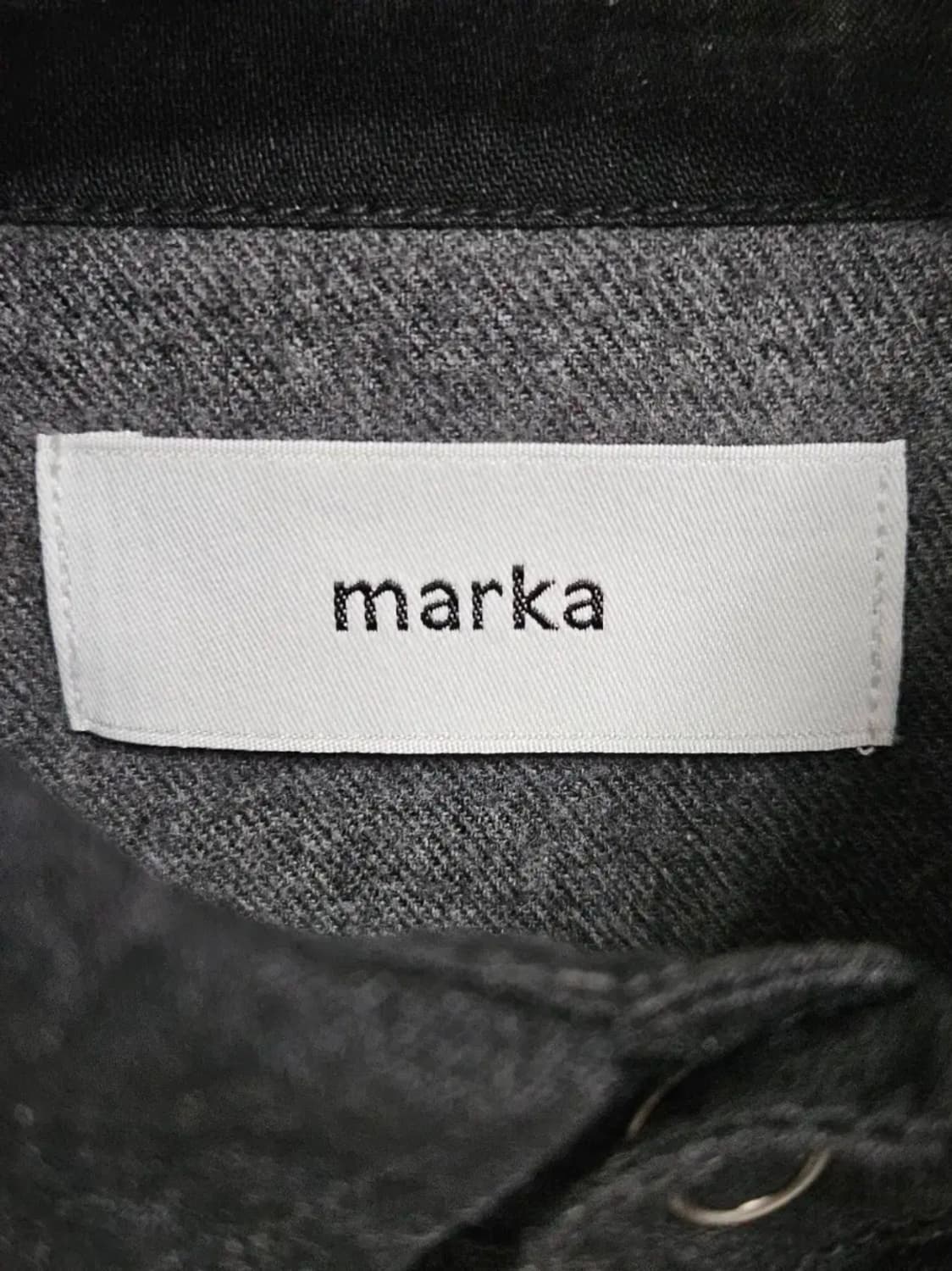 마카웨어 풀라이닝 오가닉 코튼 셔츠자켓 블랙 상품이미지7