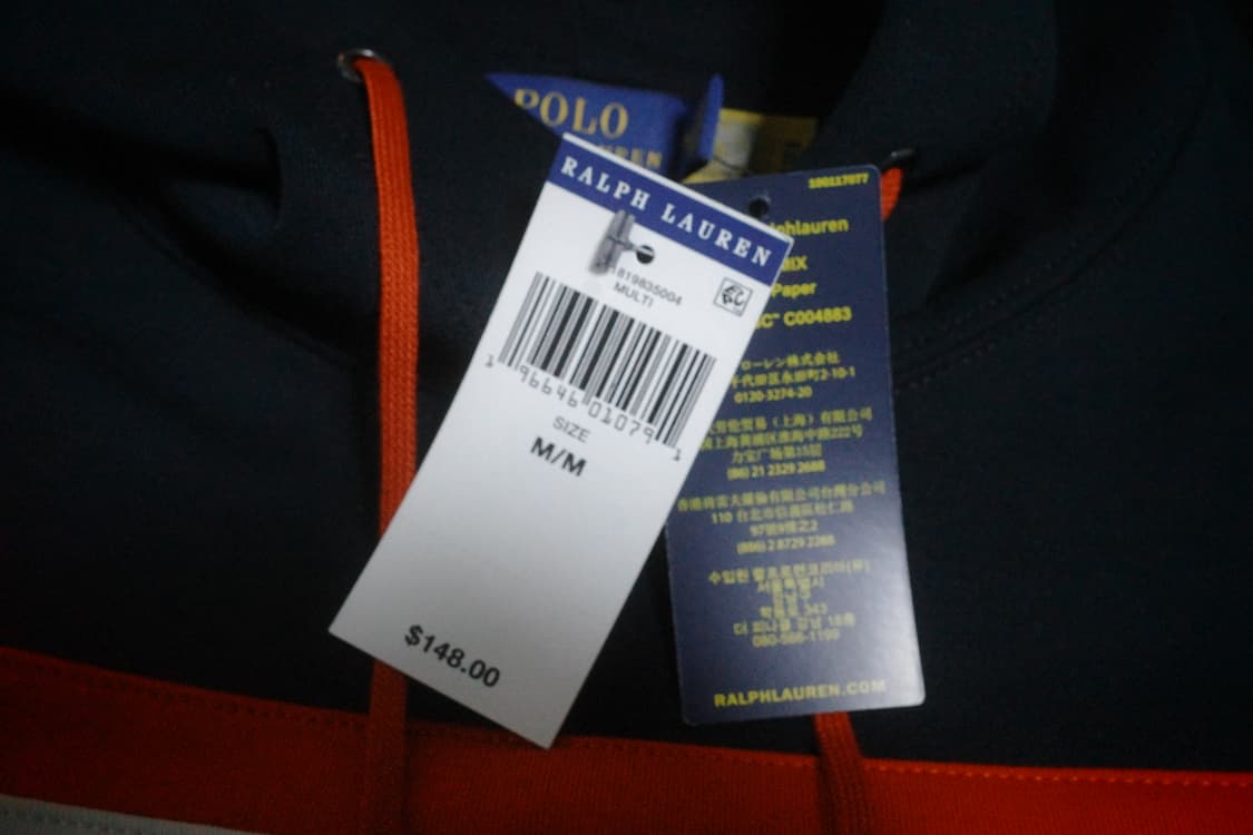 폴로 랄프로렌 후드티 M 새제품 상품이미지4
