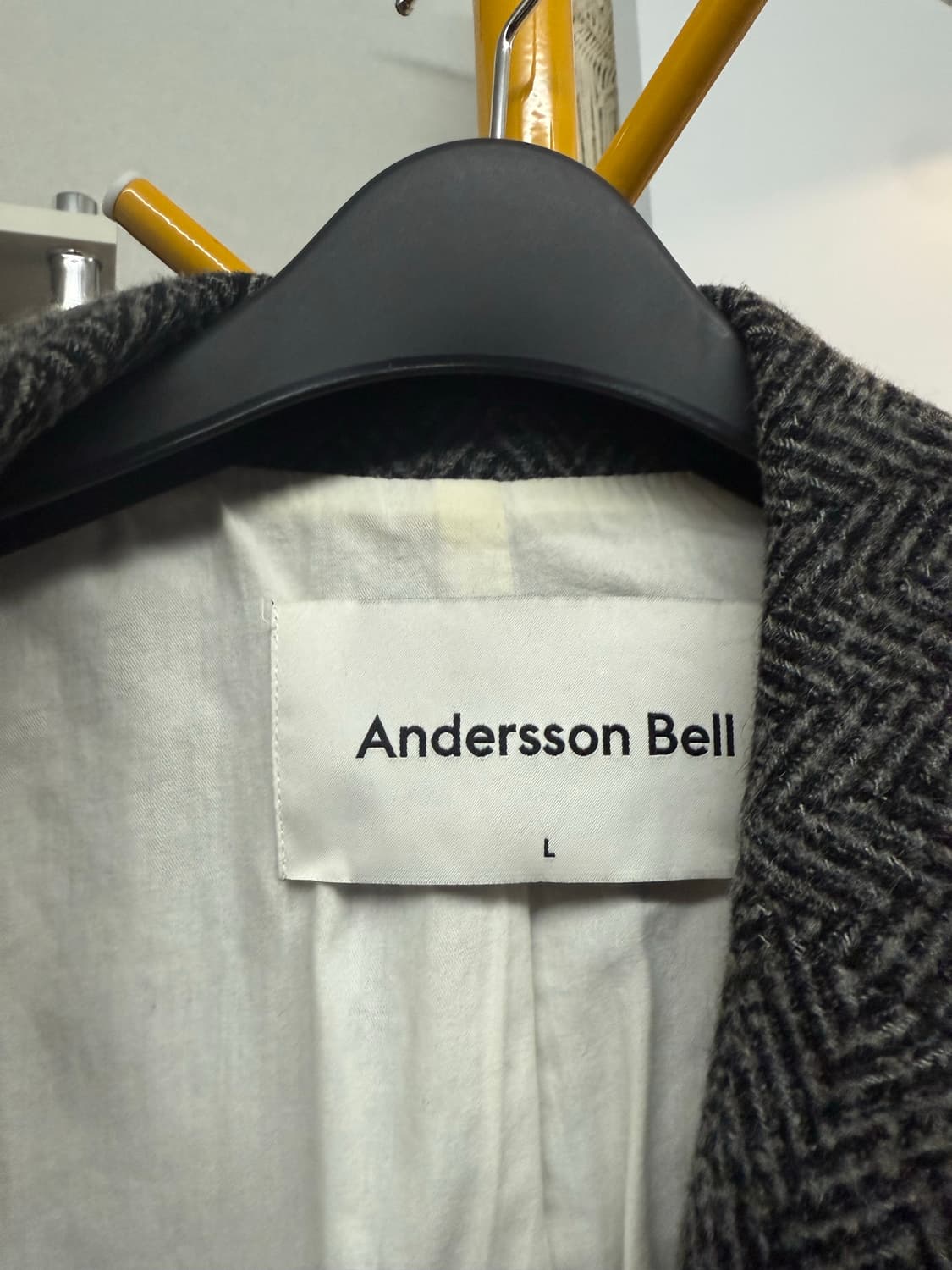 앤더슨벨 헤링본 대디 자켓 L 상품이미지2