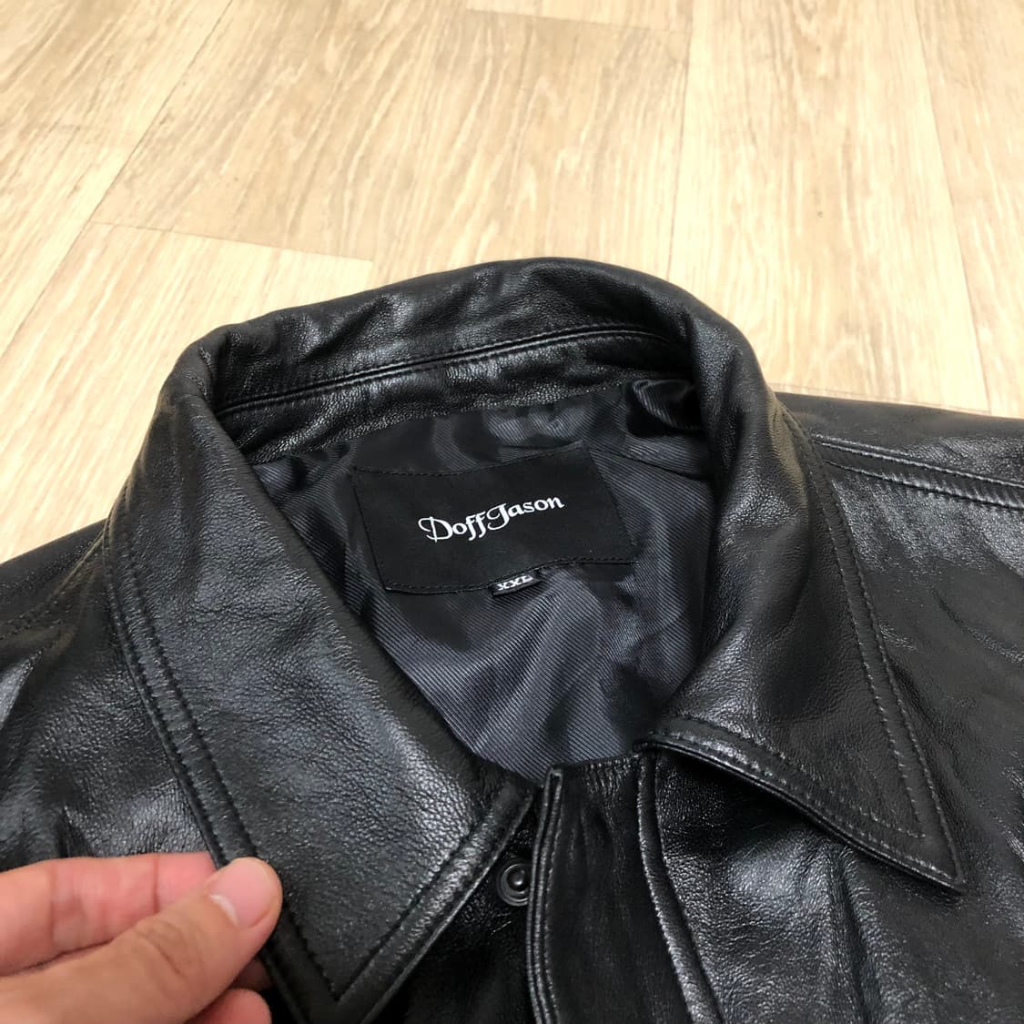 (XXL) 도프 제이슨 DOFF JASON 오버핏 램스킨 블루종 자켓 상품이미지4