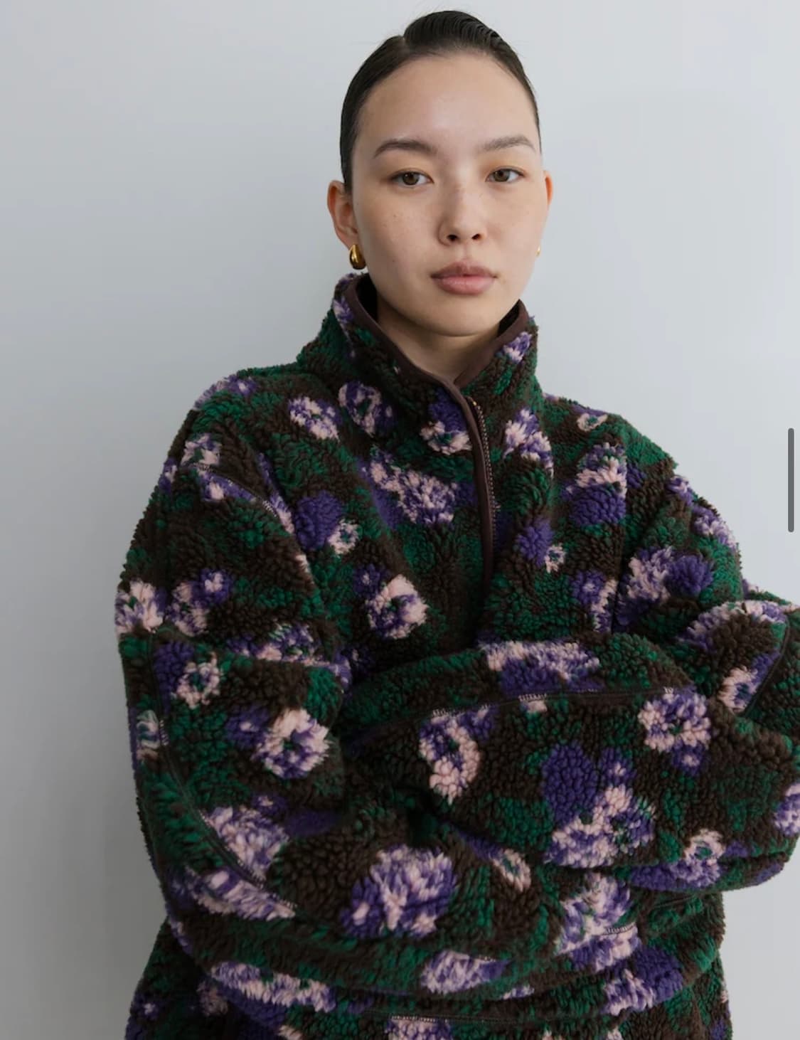 The Aperture디애퍼처 플라워 플리스 자켓 S 상품이미지4