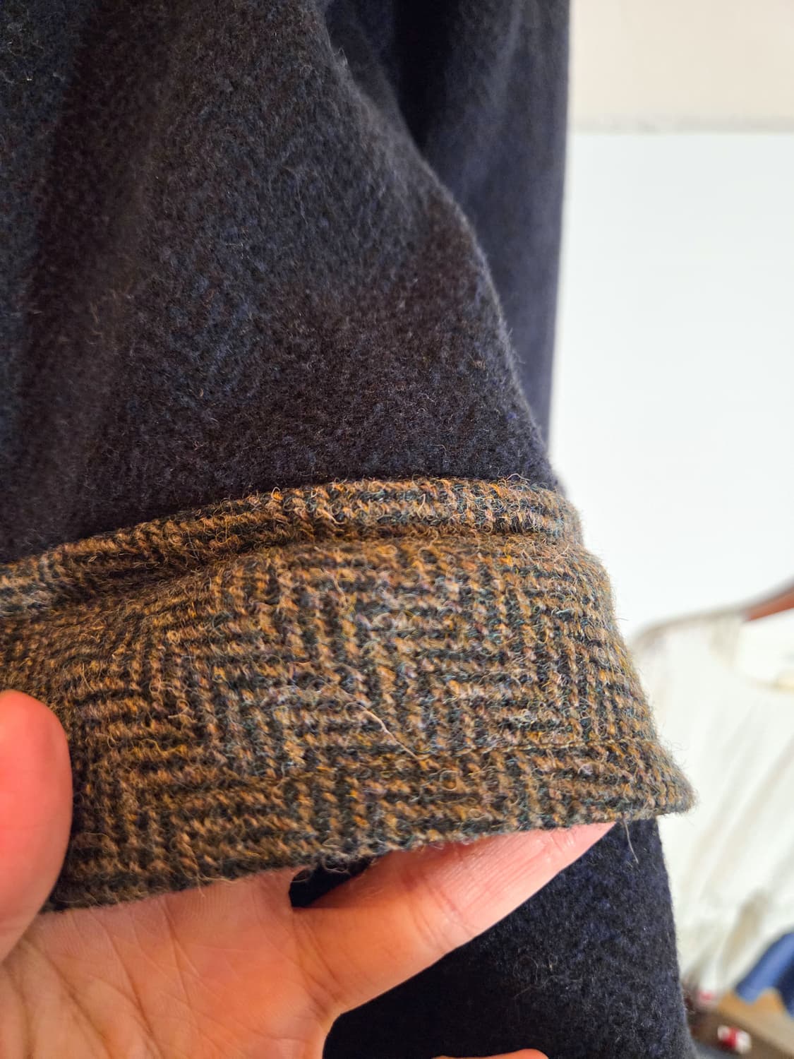 Harris tweed 더플 코트 상품이미지4