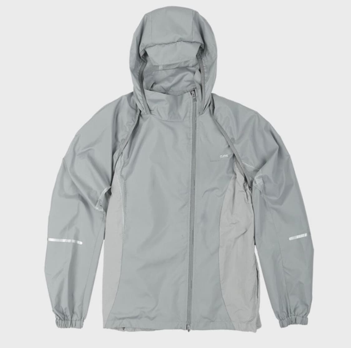 오호스 세퍼레이블 바람막이 그레이 윈드브레이커 상품이미지1