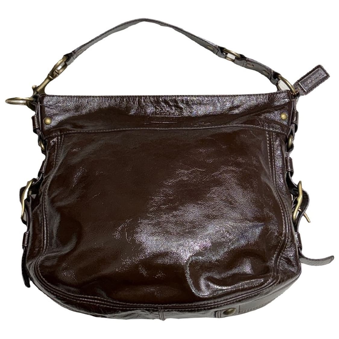 COACH 브라운레더 조 호보백 상품이미지1