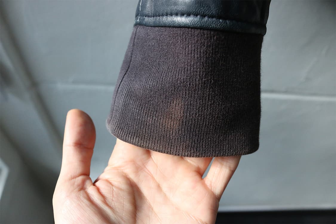 휴고보스 다크블루 램스킨 봄버 자켓 상품이미지10