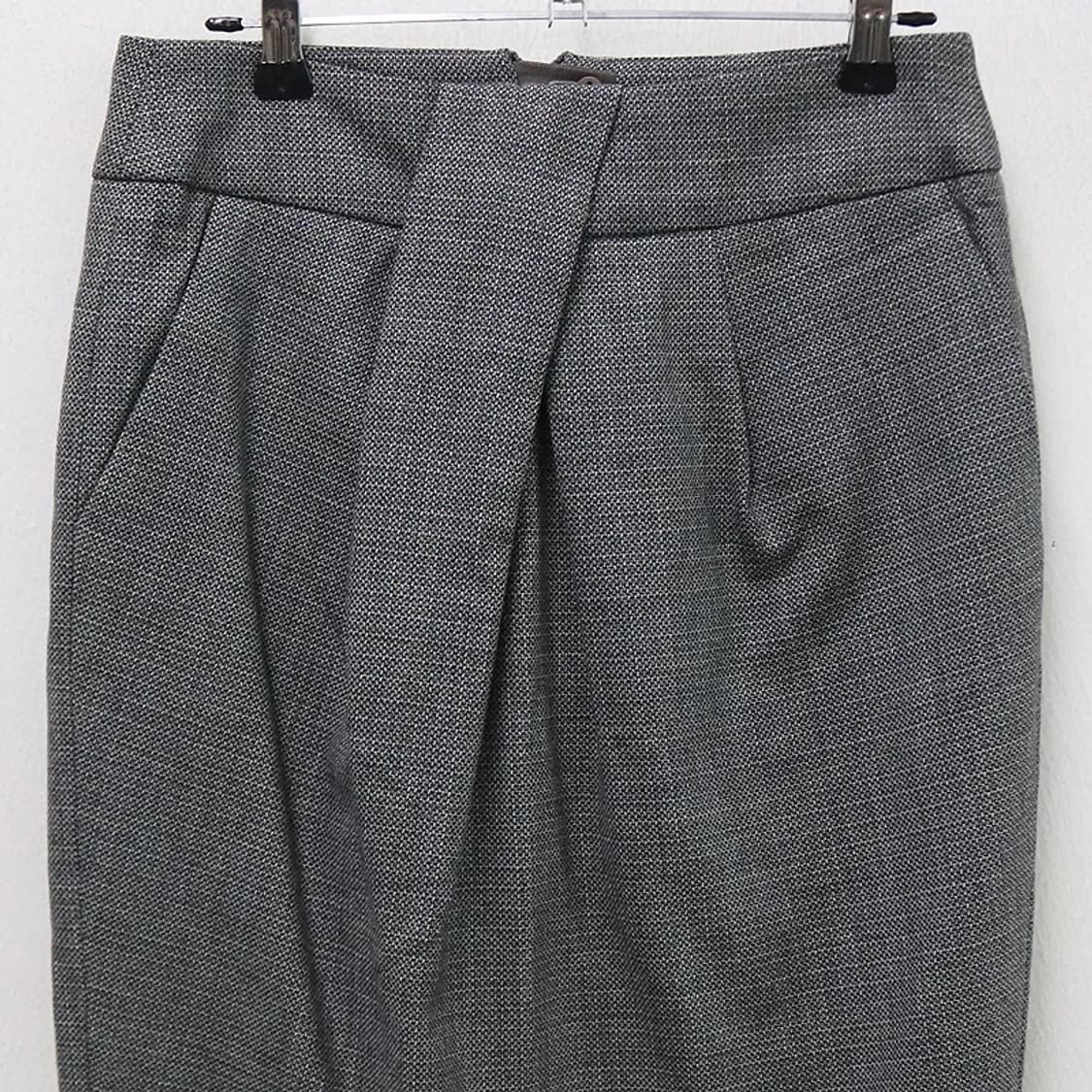 [미사용품] 아르마니 울 혼방 미디 스커트 61954 상품이미지3