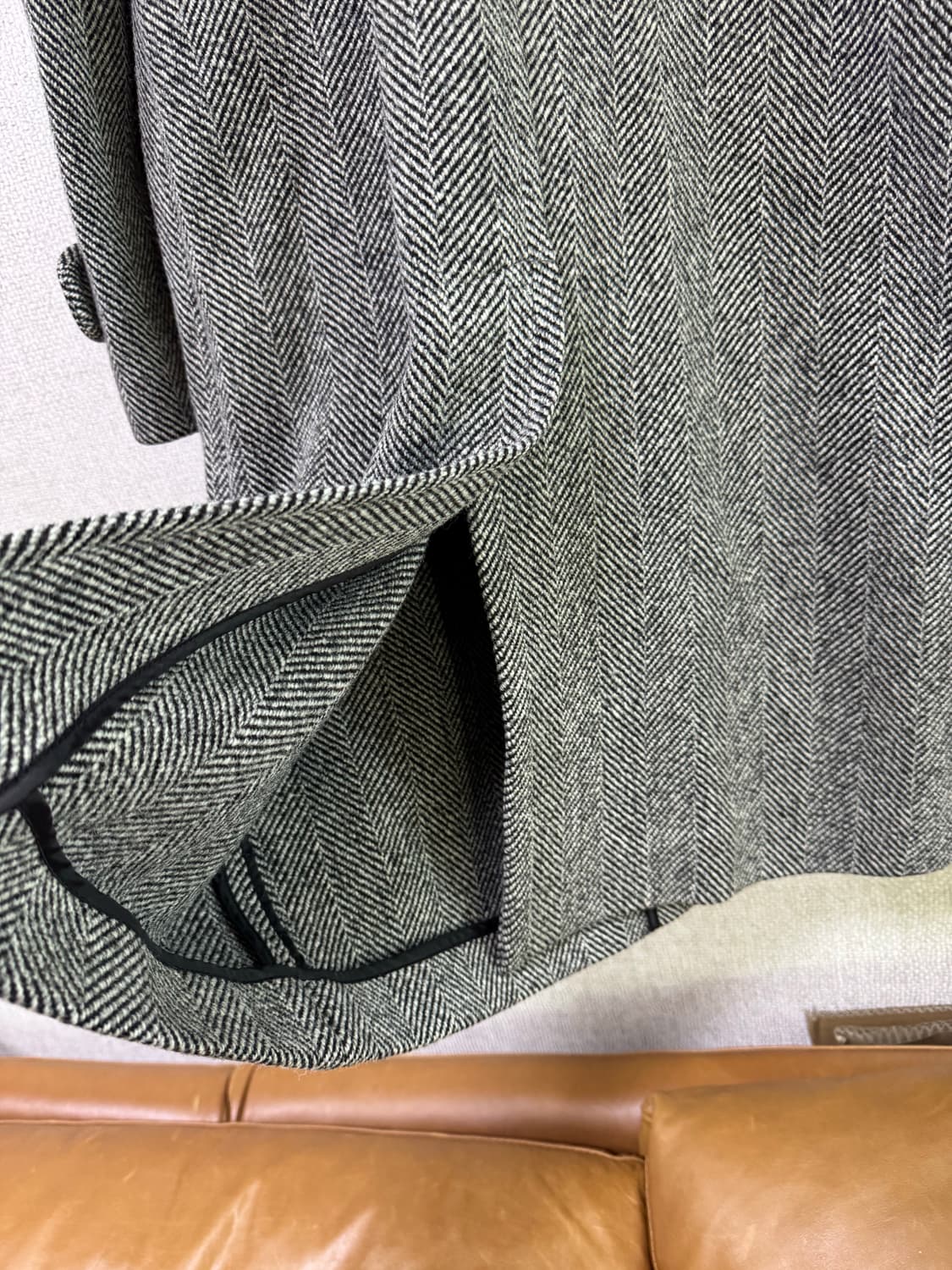 산드로옴므 헤링본 코트(100사이즈 정도) 상품이미지6