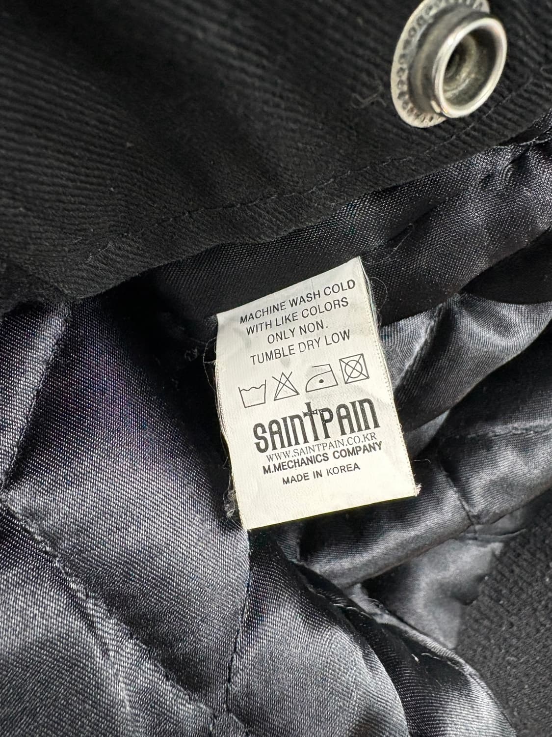 세인트페인 누빔 점퍼 블랙 상품이미지9