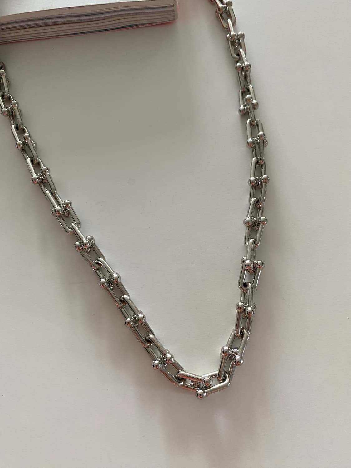 실버톤 링크 체인 목걸이 상품이미지3