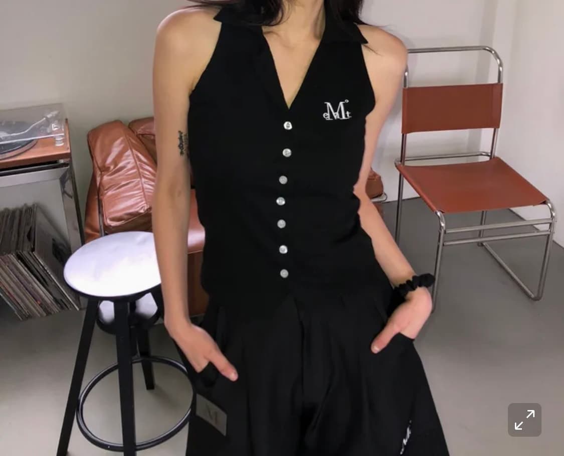 무센트 아벨라 카라 단추 슬리브리스 나시 상품이미지2