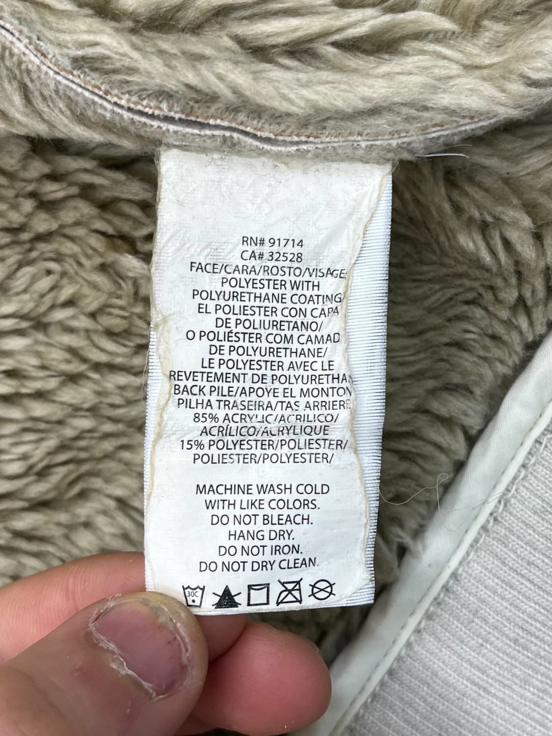 아르마니익스체인지 쉐르파 라이닝 바이커 자켓 상품이미지8