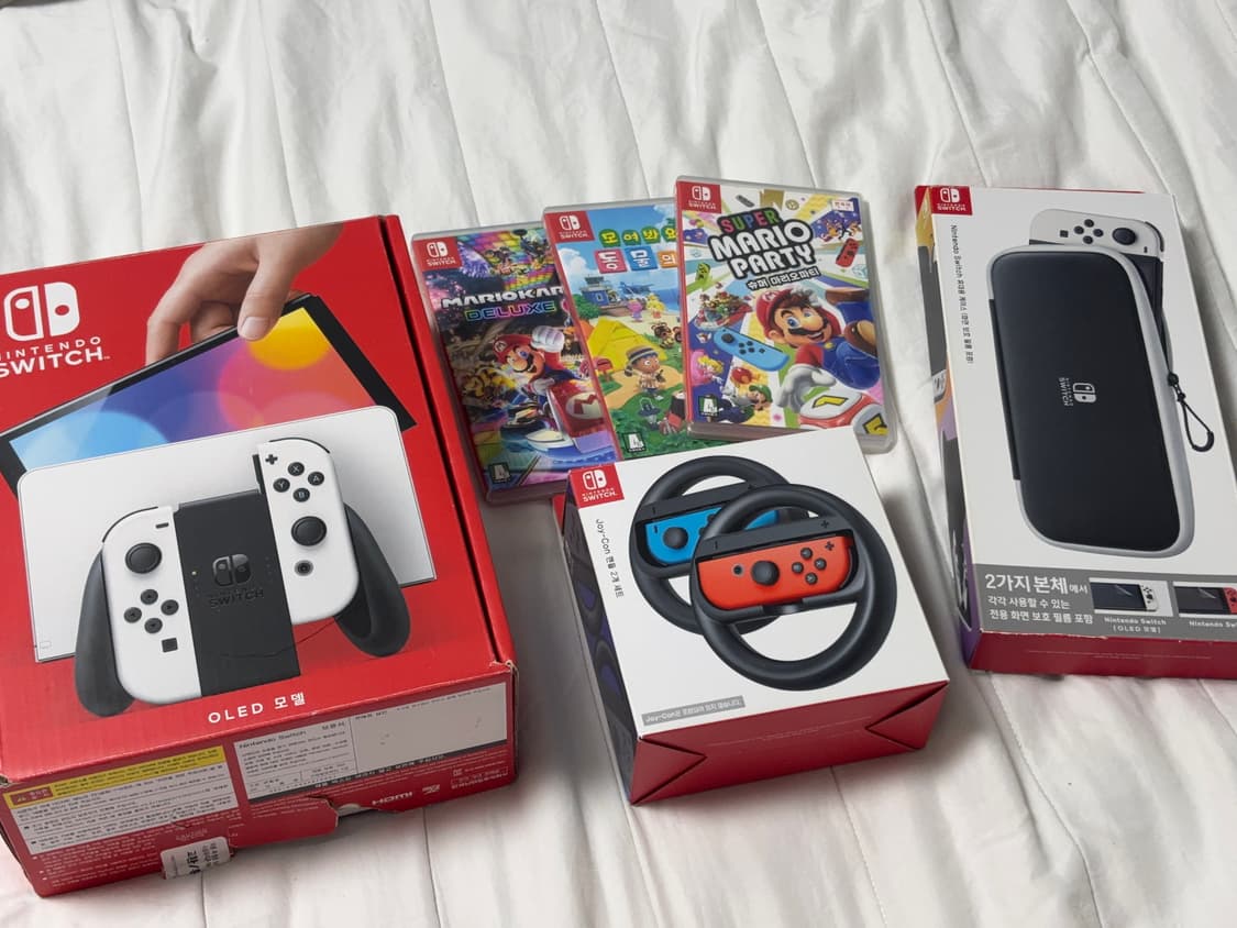 닌텐도스위치 oled 화이트 상품이미지1