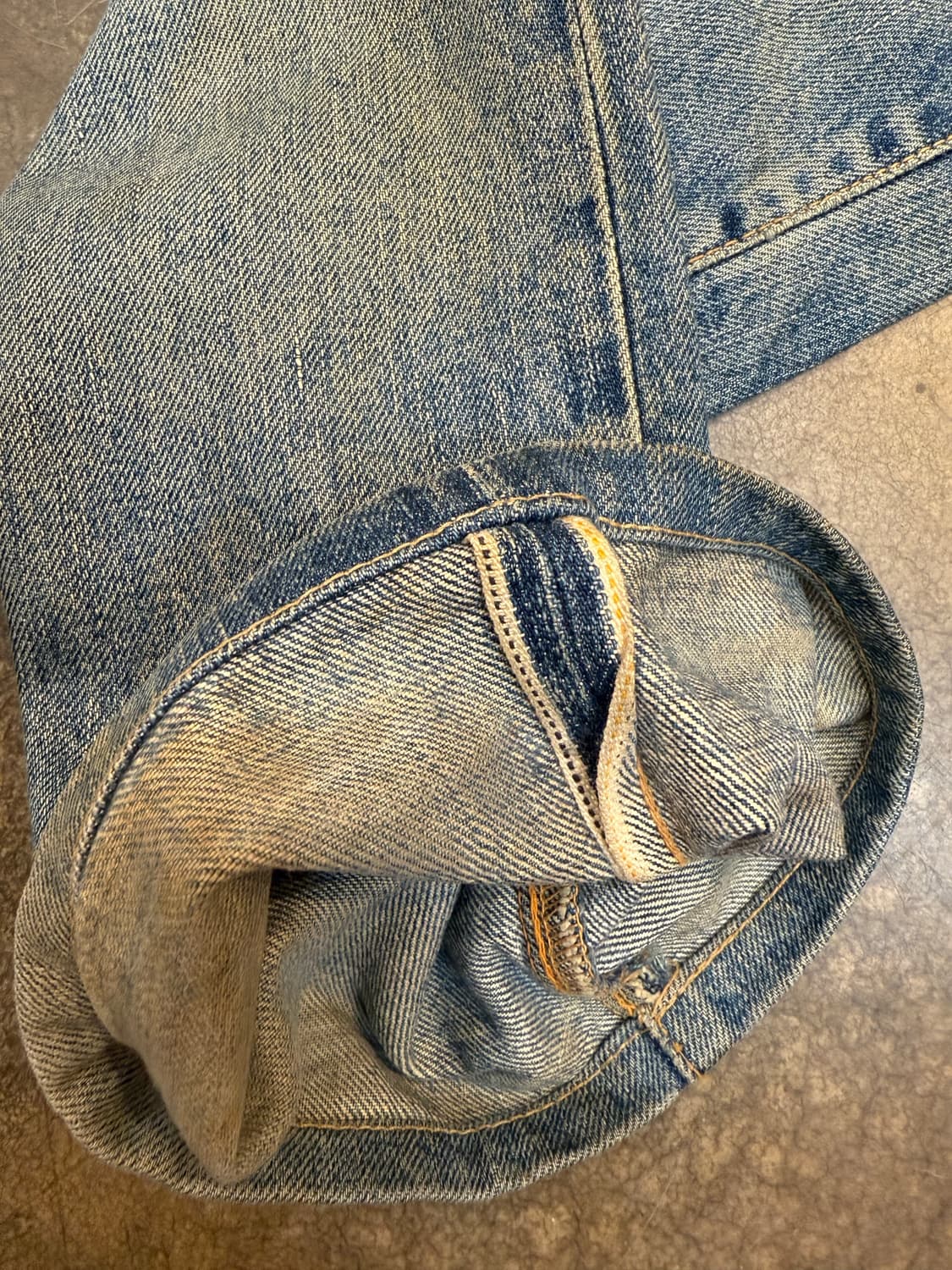 Evisu 셀비지 데님 팬츠 상품이미지6