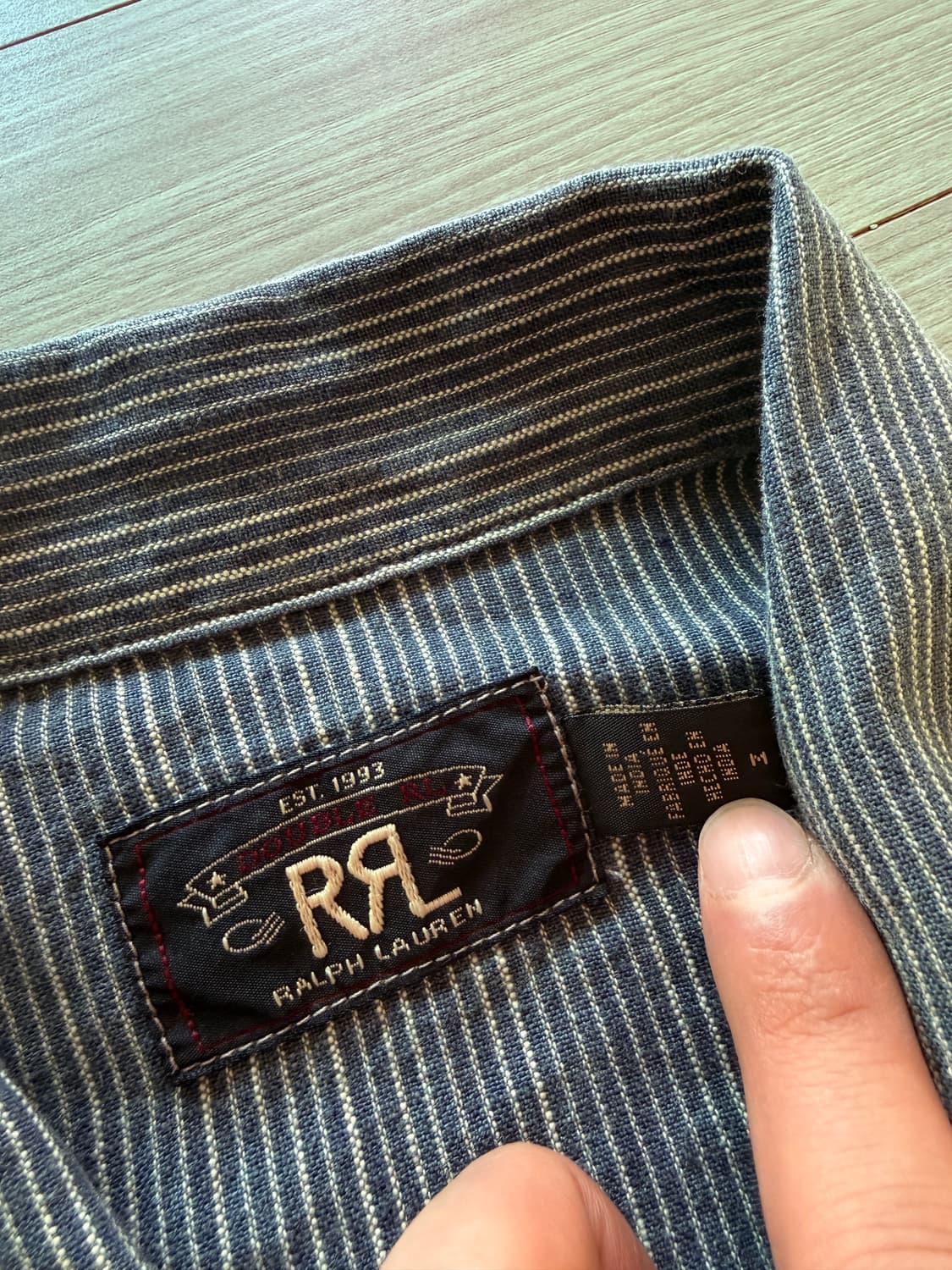 rrl 더블알엘 코튼 리넨 스트라이프 자켓 M 상품이미지2