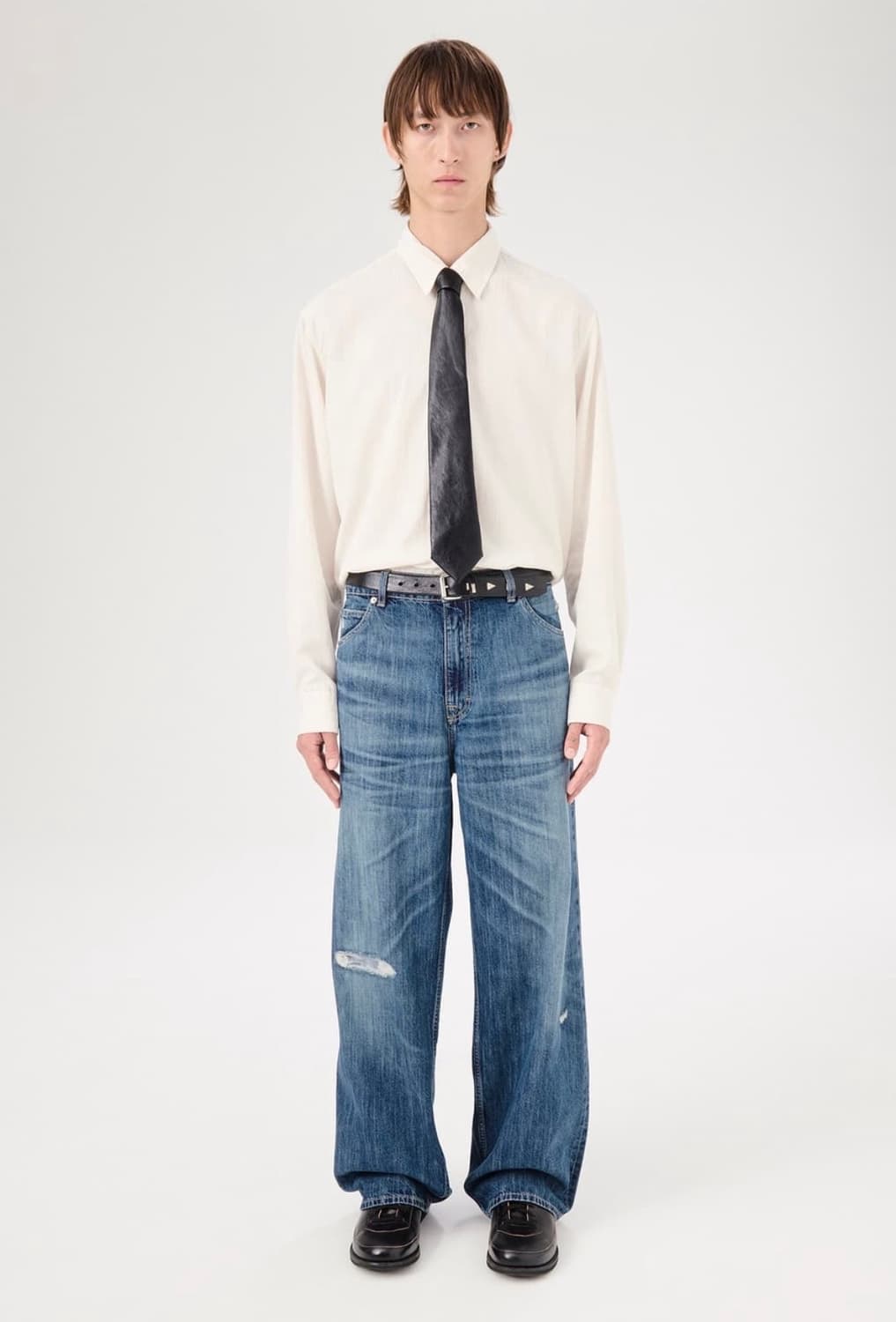 아워레가시 레더 넥타이  상품이미지1