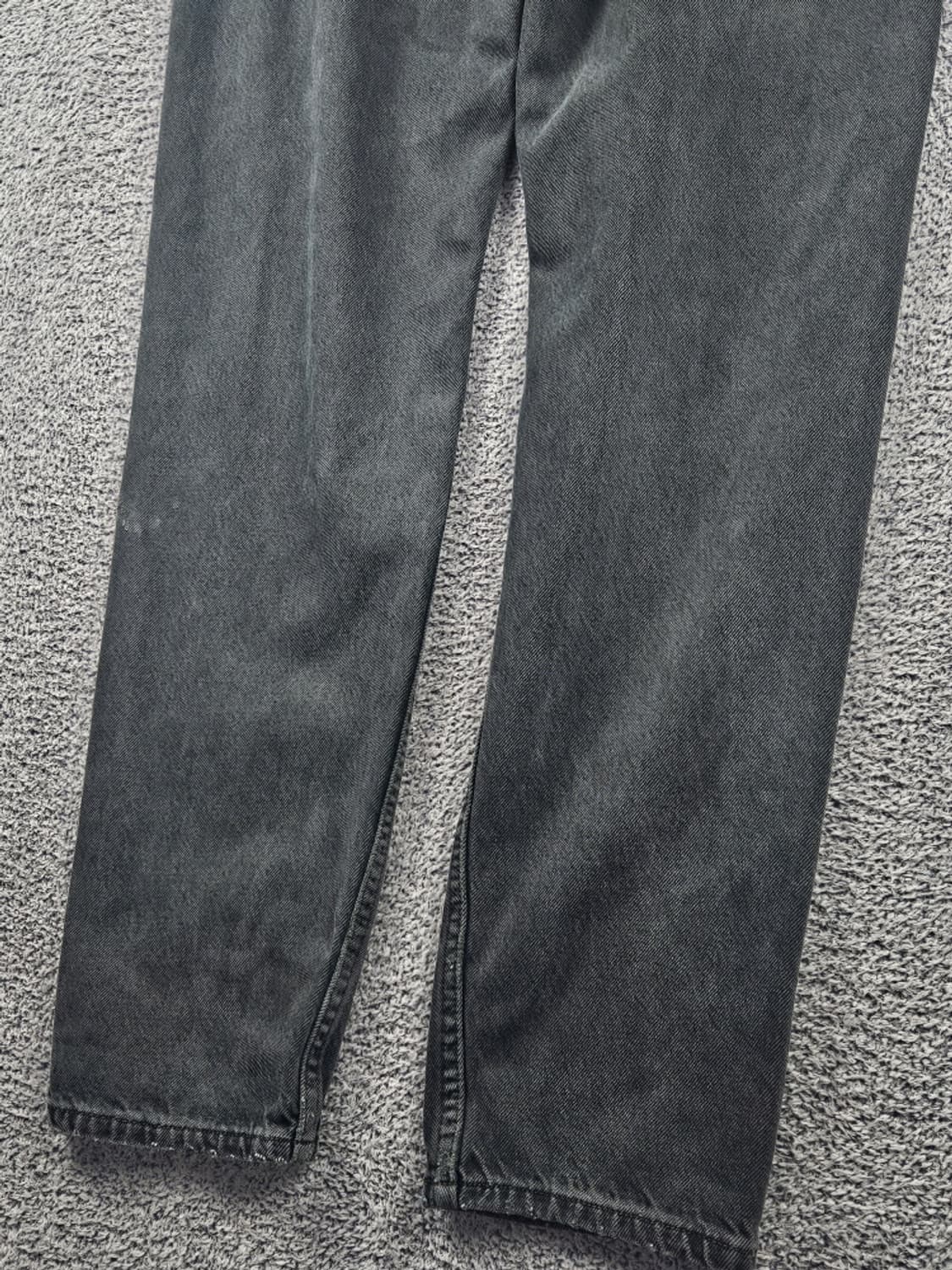 칼하트 블랙 다이드 커스텀 데님 워크 팬츠 (34X34) / 10610 상품이미지10