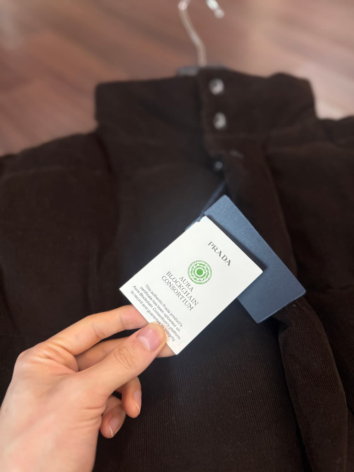 Prada 프라다 25FW 코듀로이 패딩 상품이미지2