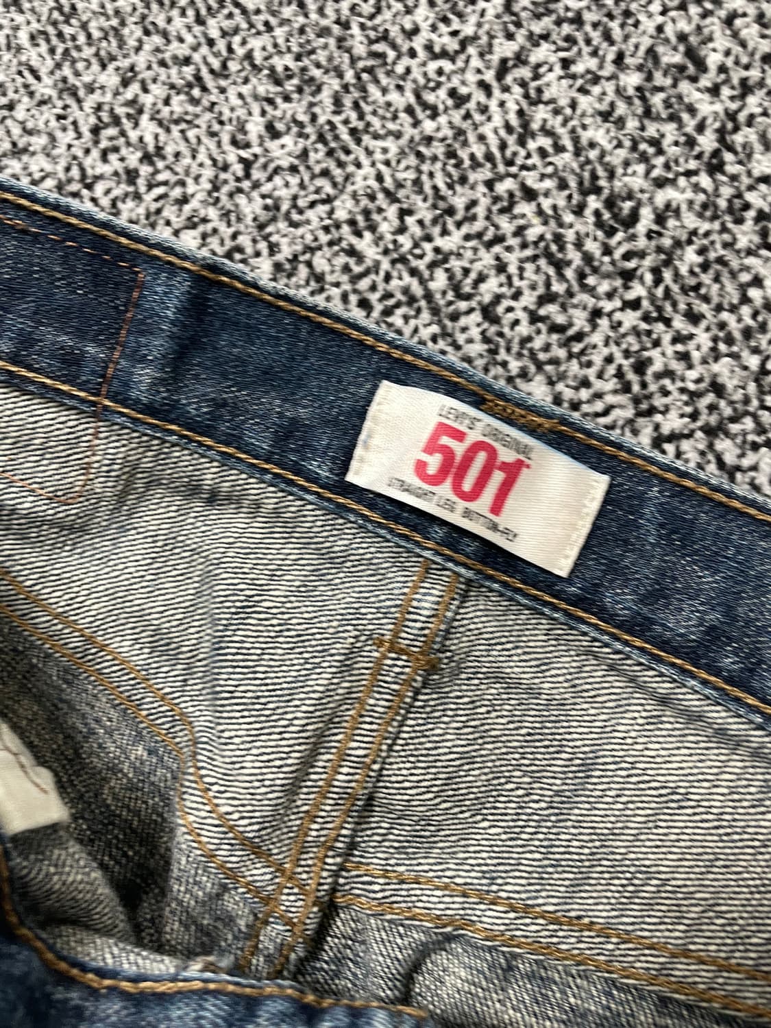 빈티지9. 리바이스 501 오리지널 스트레이트 핏 데님 팬츠 청바지 상품이미지2