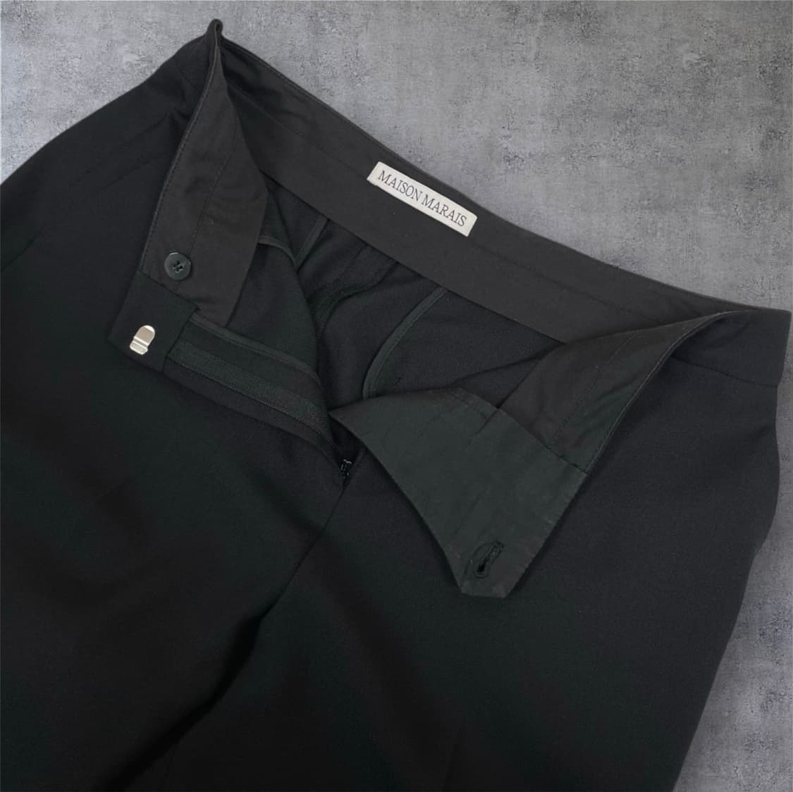 메종마레 maison marais 블랙 투웨이 벨 팬츠 38 상품이미지3