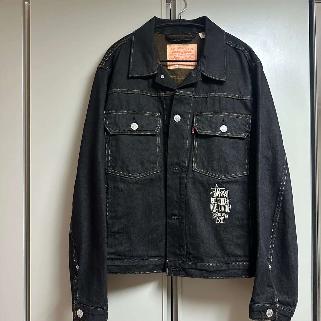 스투시 리바이스 데님자켓 L 상품이미지1