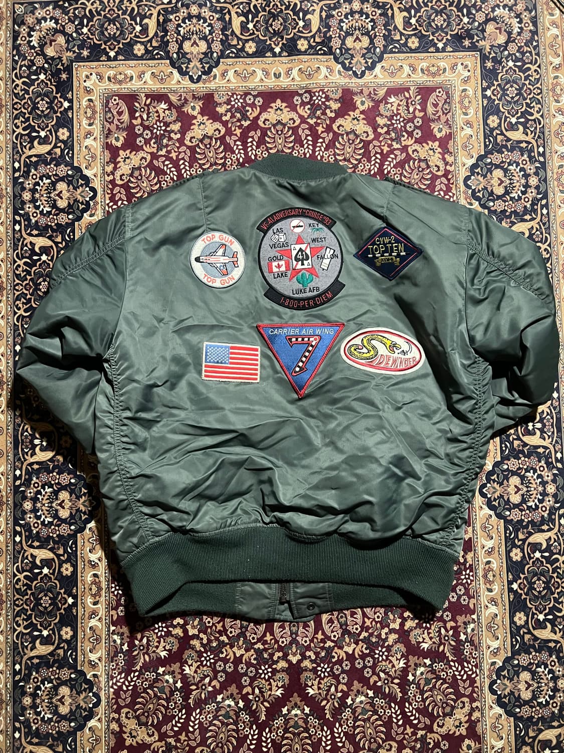 아비렉스 L-2B 탑건 패치 플라이트 자켓 상품이미지2