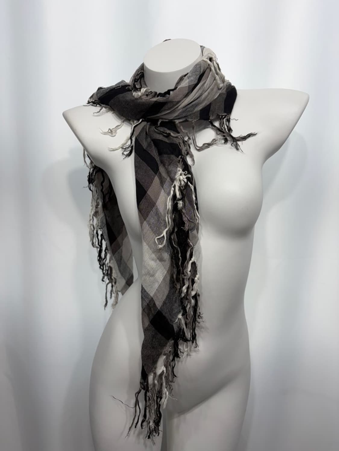 🎸블랙&그레이 스카프🎸 상품이미지6