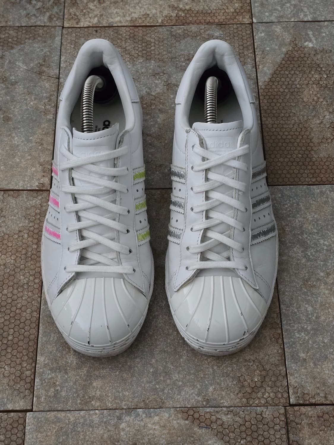 (240)아디다스 슈퍼스타 80s 메탈토 커스텀 상품이미지1