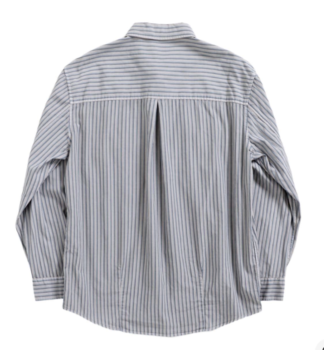 해칭룸 2Pk 셔츠 롱 도비 스트라이프 다이드 그레이 상품이미지2