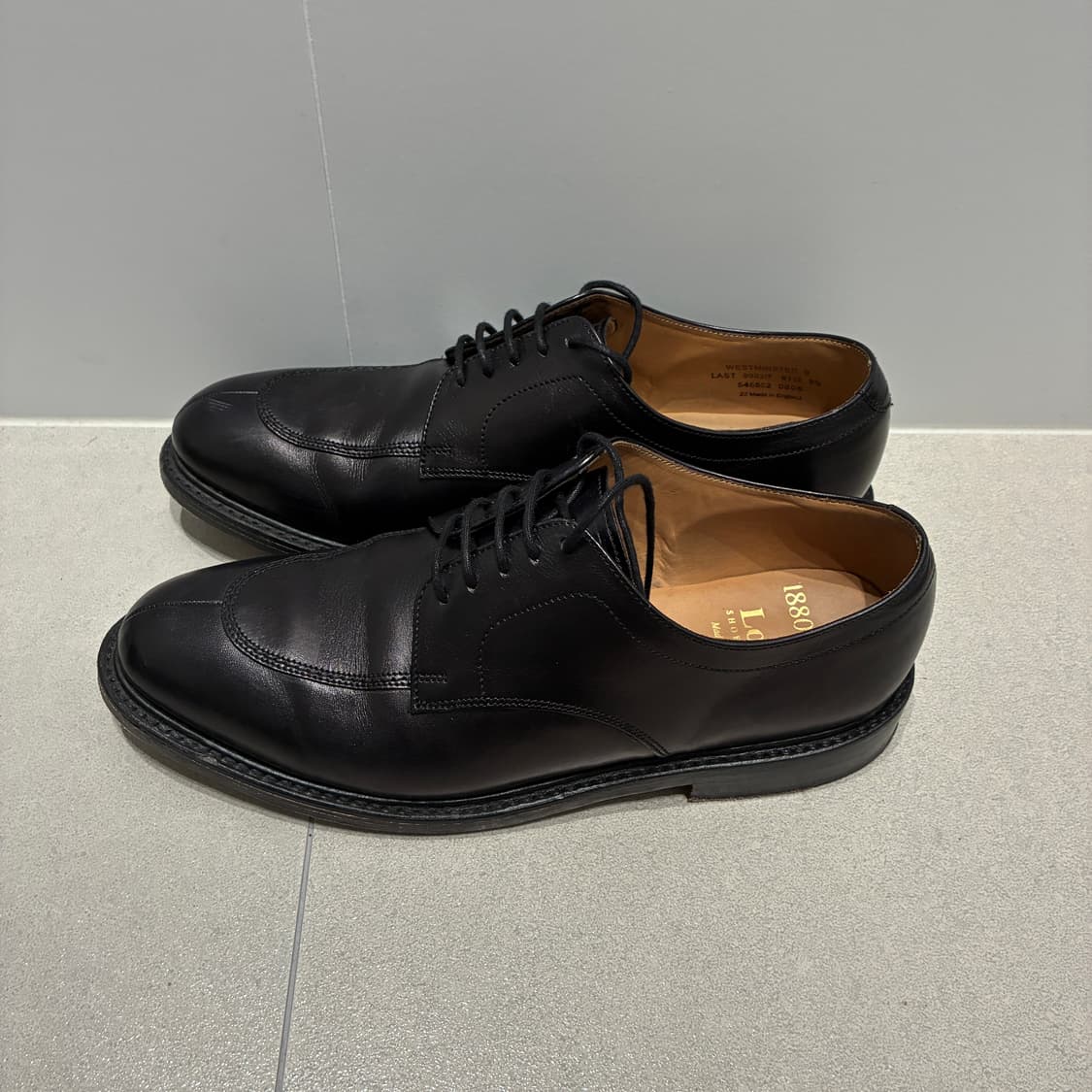 로크 웨스트민스터 유팁 더비구두 블랙 UK8.5/275mm 상품이미지2