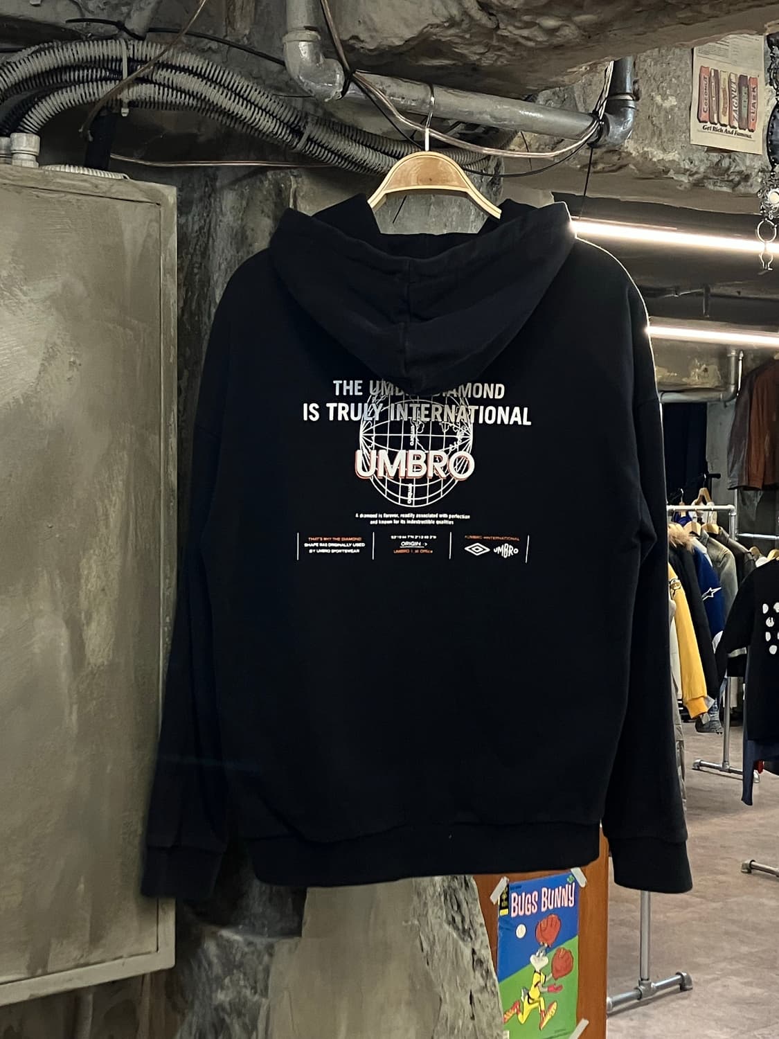 엄브로 후드티 블랙 105  #csz2526 상품이미지2