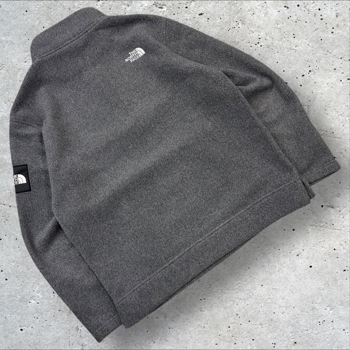 [M] 노스페이스 화이트라벨 하프집업 플리스 회색 B364 상품이미지2
