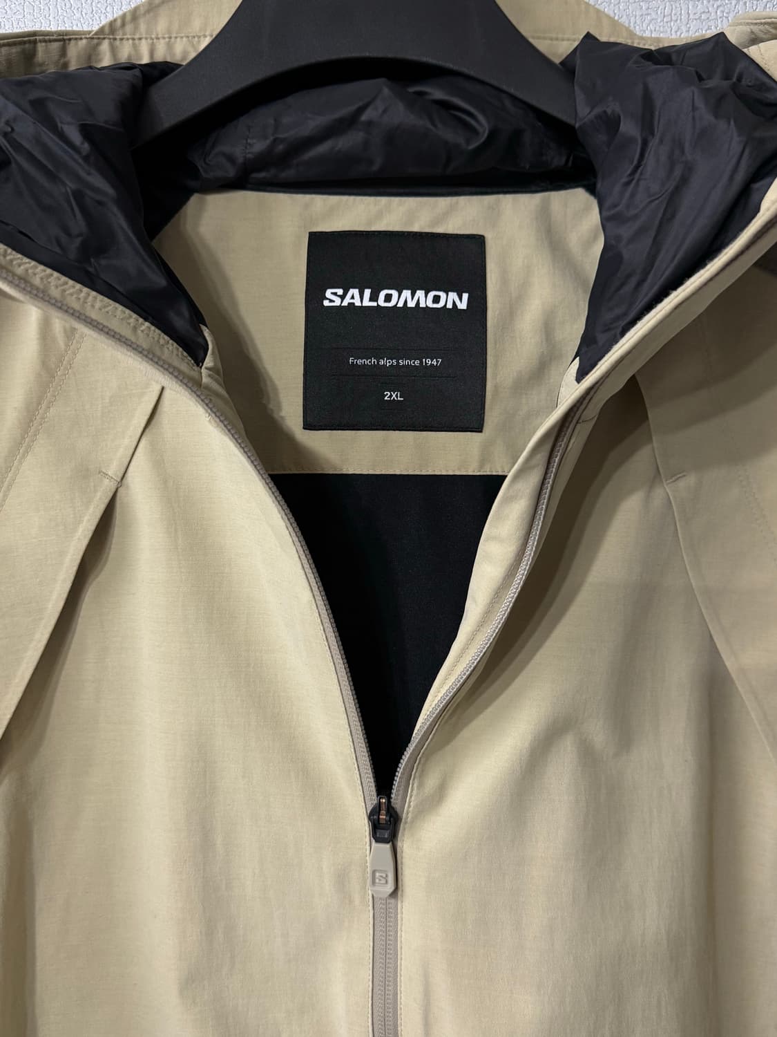 [2XL] 살로몬 윈드스토퍼 풀집업 자켓 베이지컬러 상품이미지4