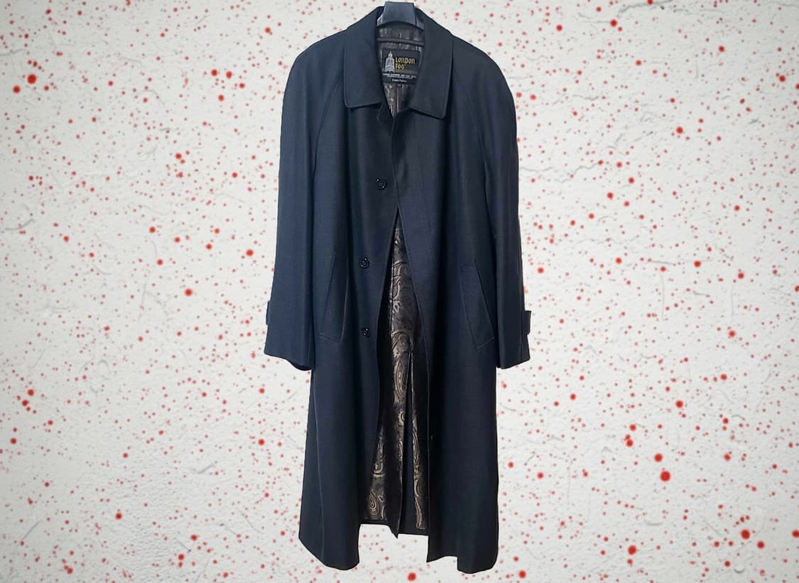 London Fog 90's 런던포그 순모 체크 나그랑코트 상품이미지3