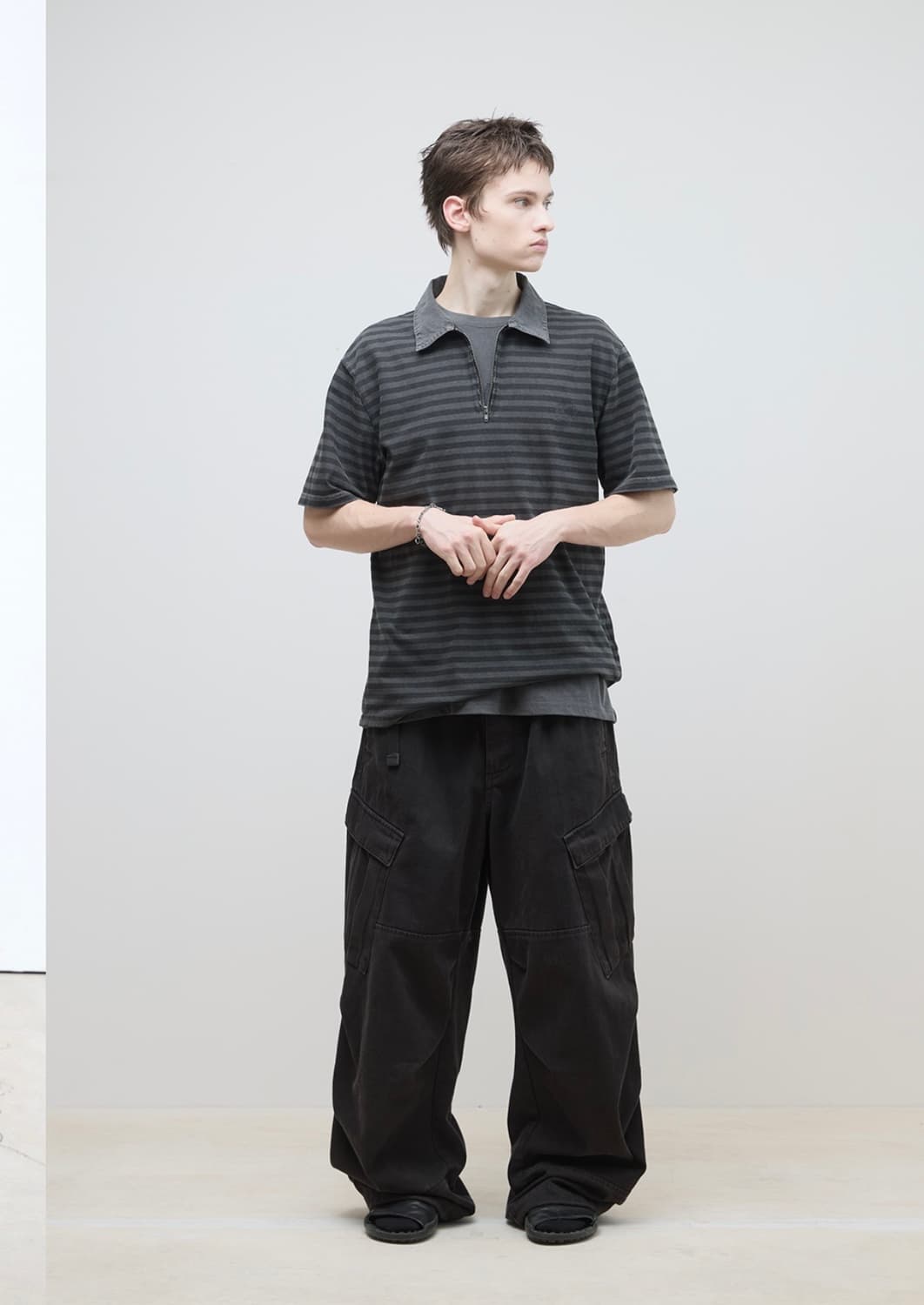 해칭룸 Mil Pants Washed Black 상품이미지7