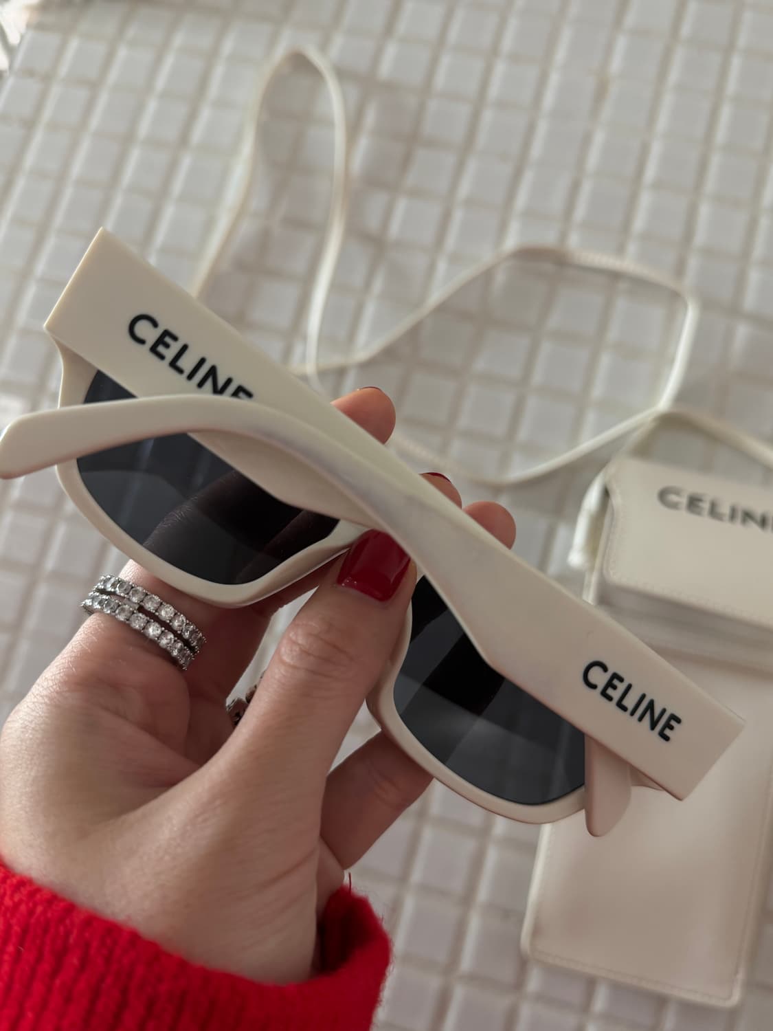 celine 셀린 선글라스 화이트 상품이미지2