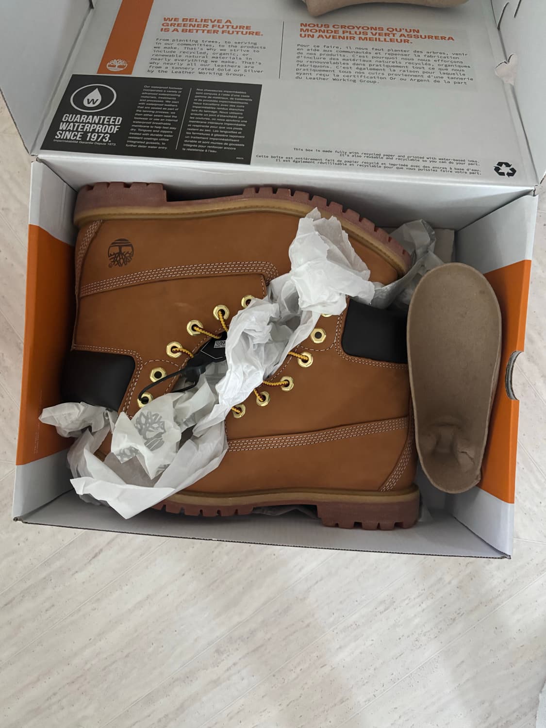 팀버랜드 6인치 260 새상품 상품이미지1