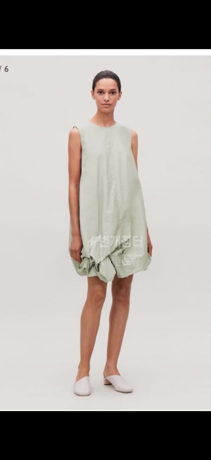 Cos 게더드 햄 볼륨 드레스 원피스 치마 상품이미지1