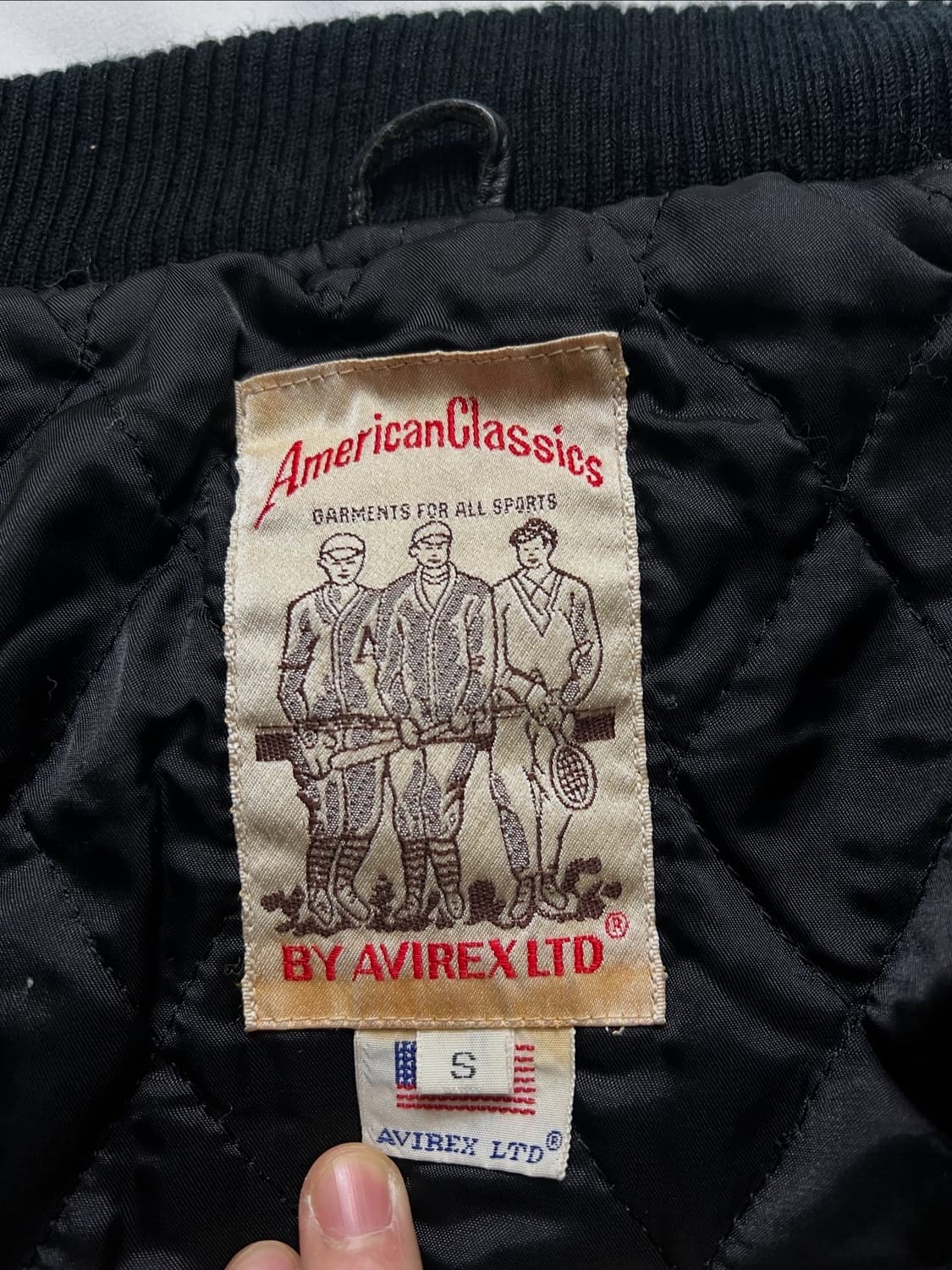 아비렉스 트랙필드 바시티자켓 가죽자켓 상품이미지5