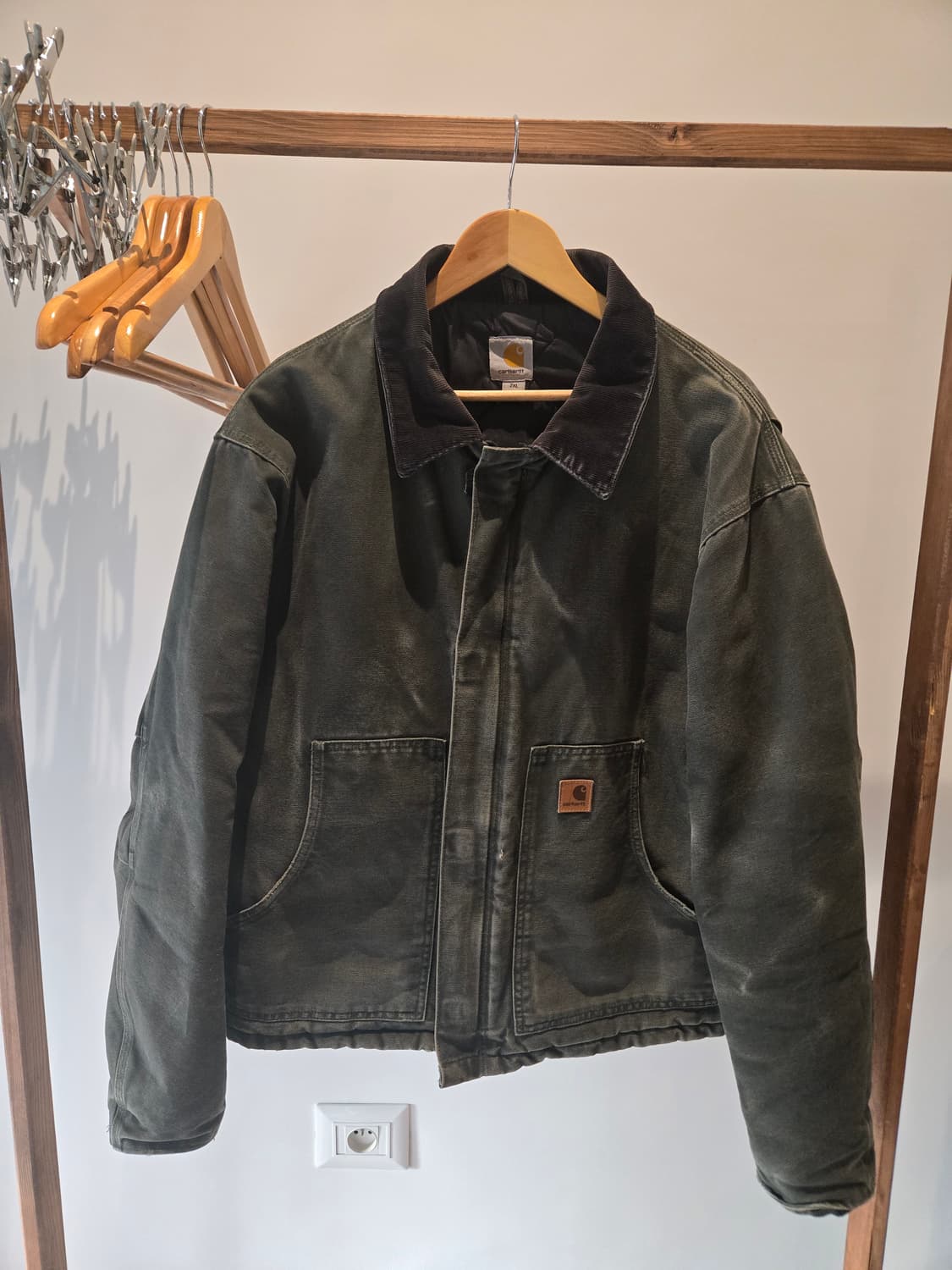 빈티지 칼하트 오리지널 J22 모스그린 XXL 상품이미지1